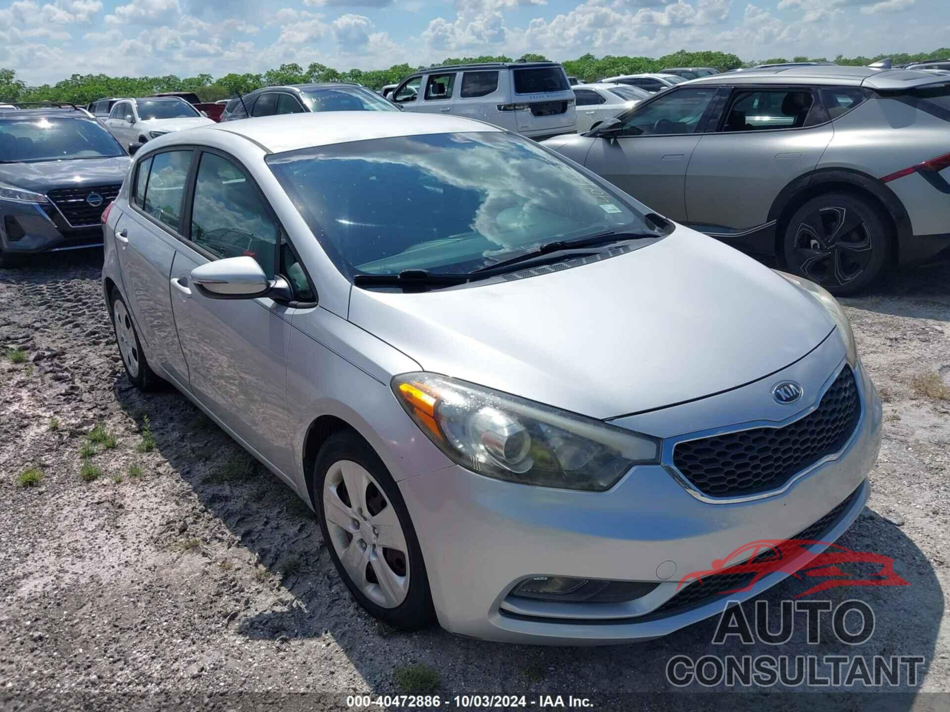 KIA FORTE 2016 - KNAFK5A8XG5637249