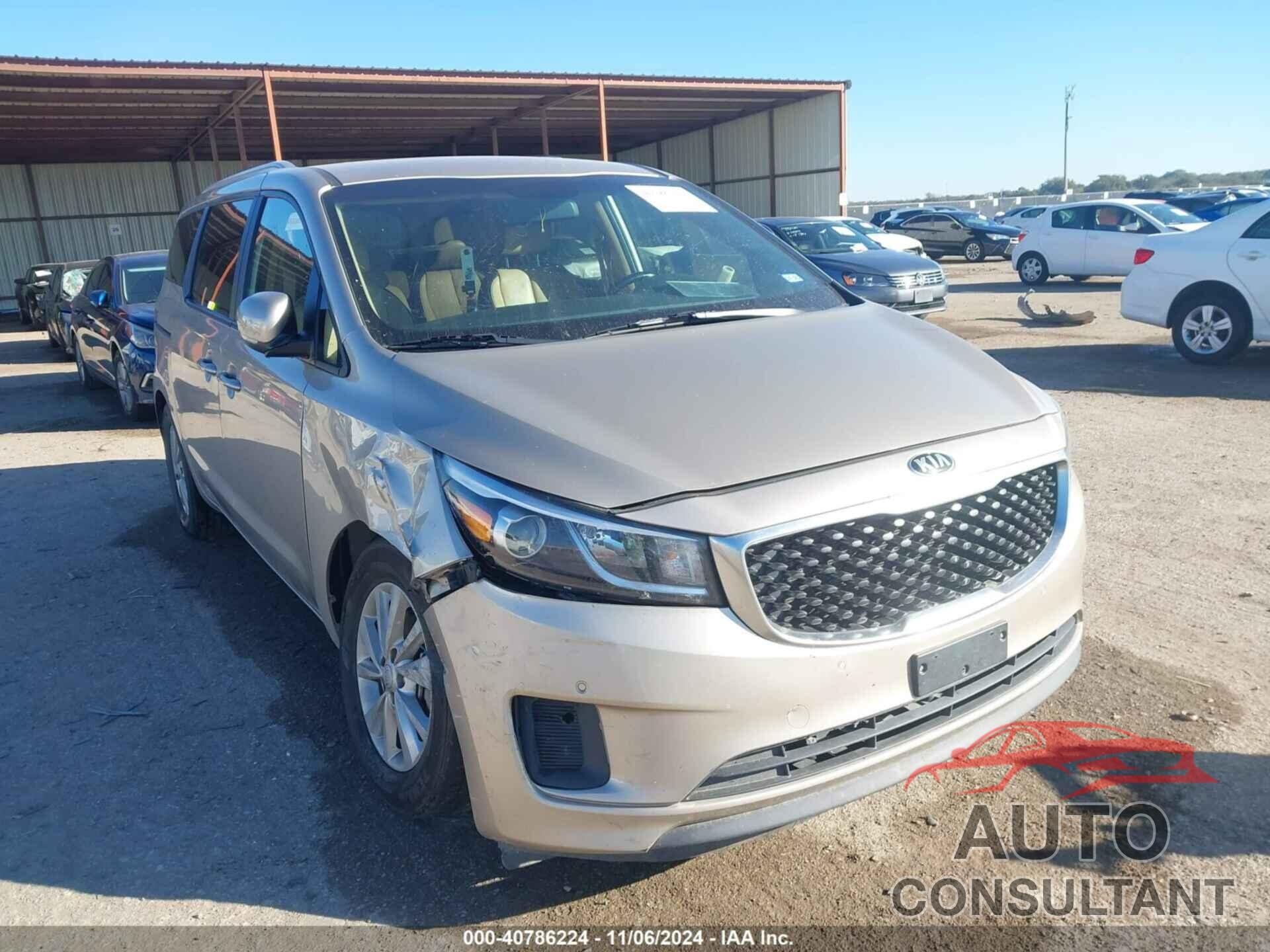 KIA SEDONA 2017 - KNDMB5C19H6247023
