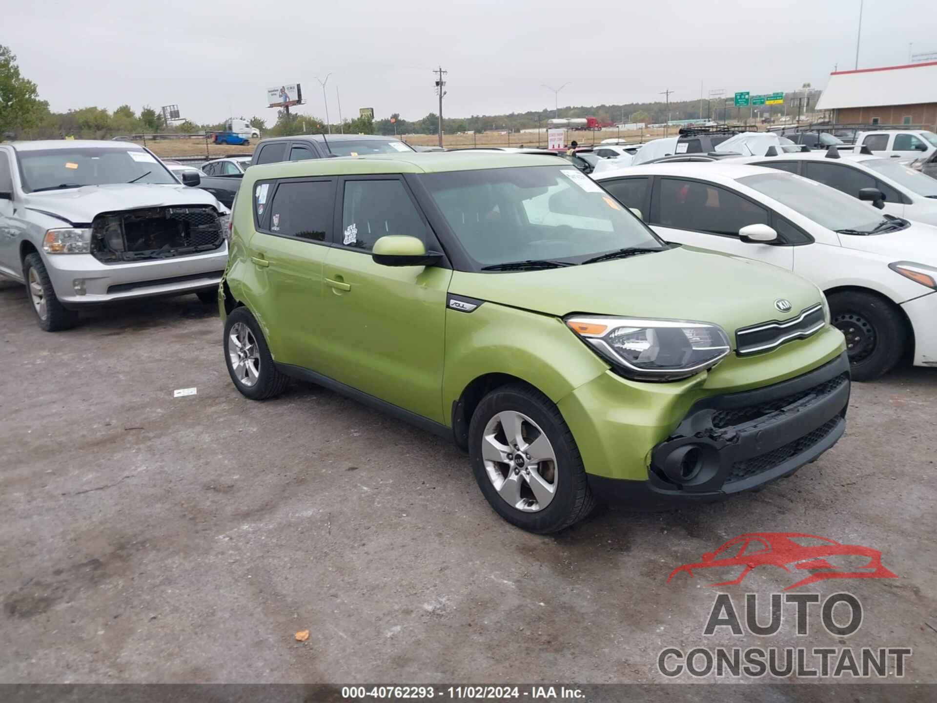 KIA SOUL 2018 - KNDJN2A29J7896969