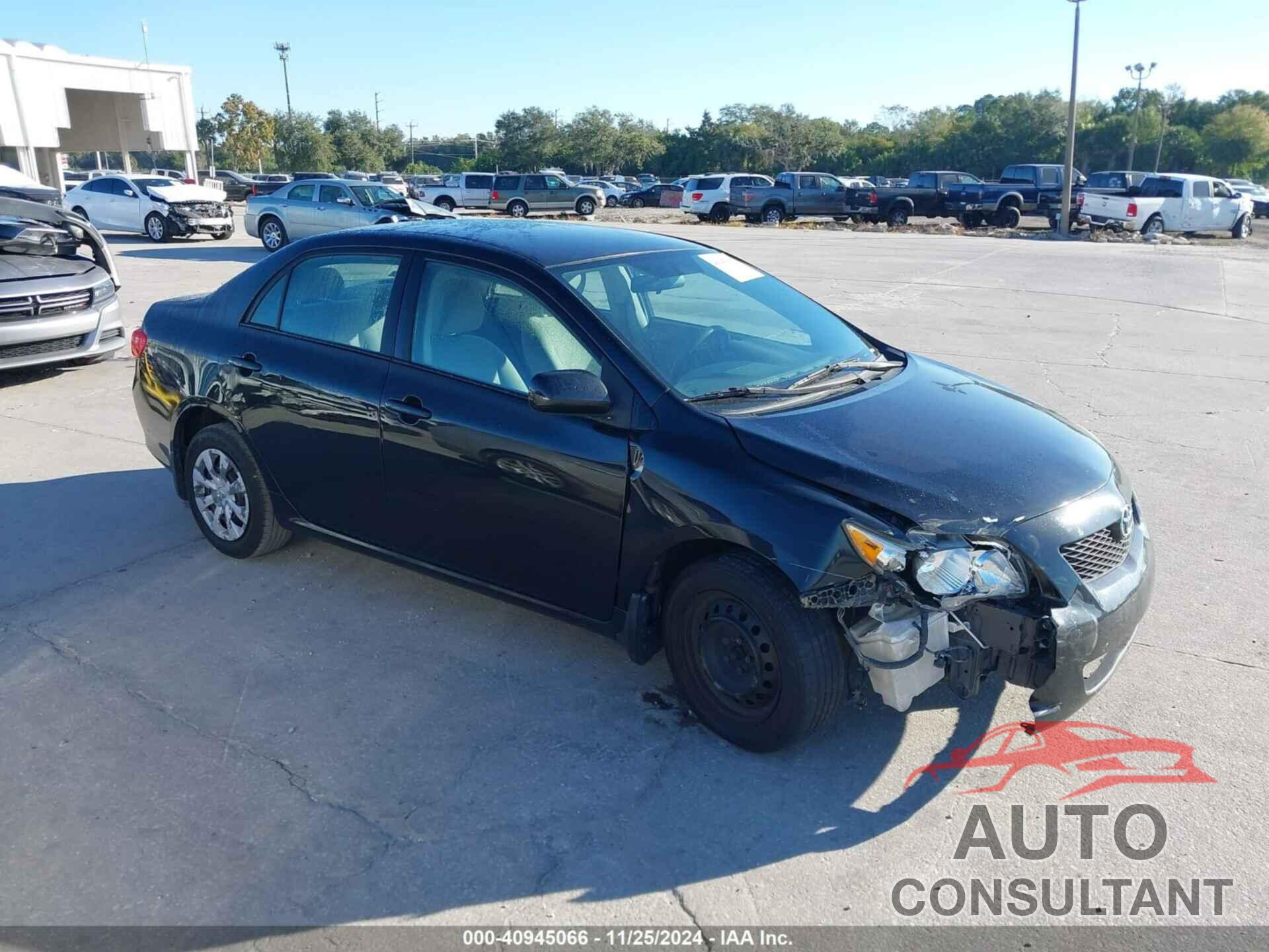 TOYOTA COROLLA 2010 - 1NXBU4EE9AZ381104