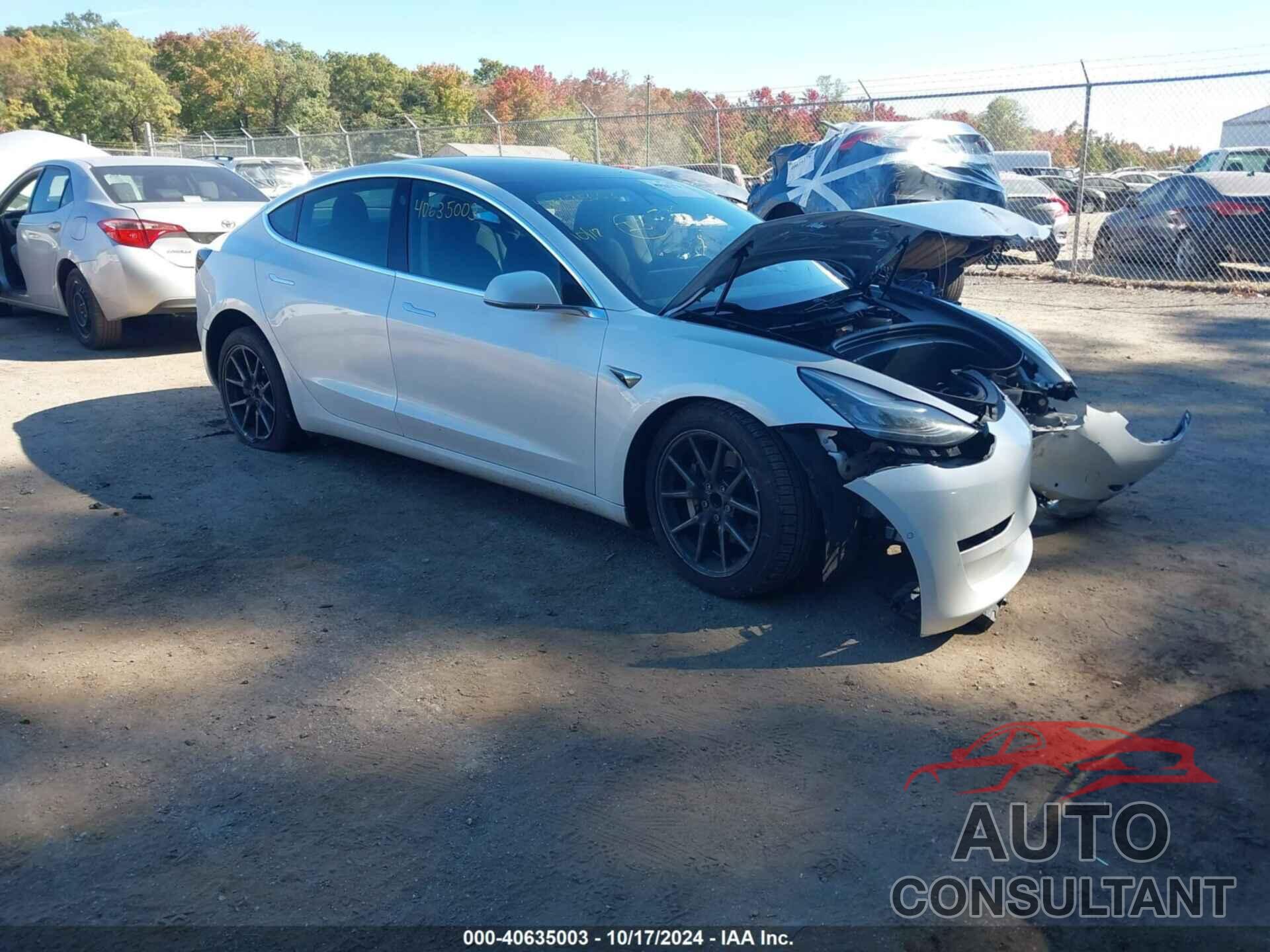 TESLA MODEL 3 2019 - 5YJ3E1EA9KF483479