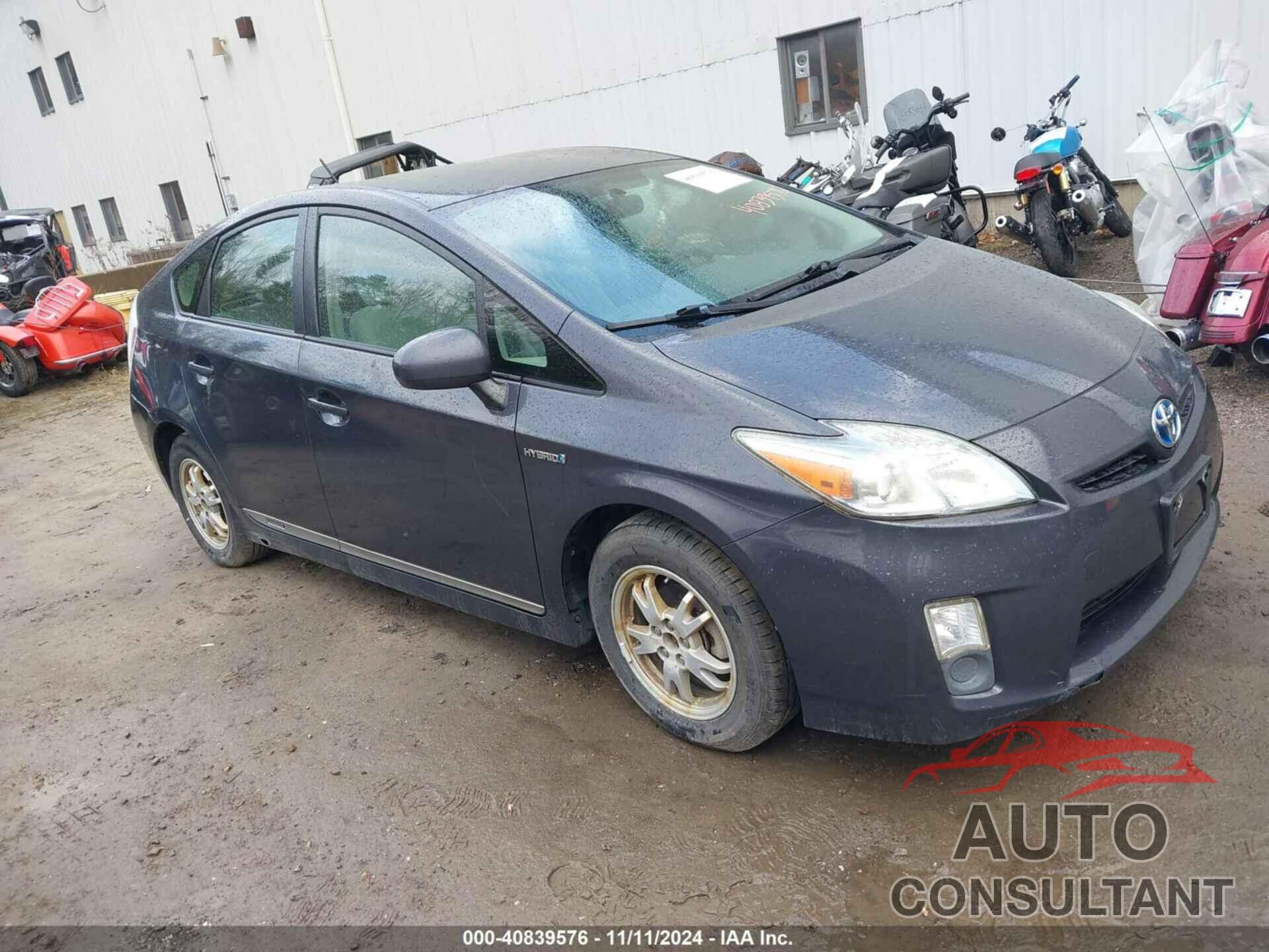 TOYOTA PRIUS 2010 - JTDKN3DU0A0192126
