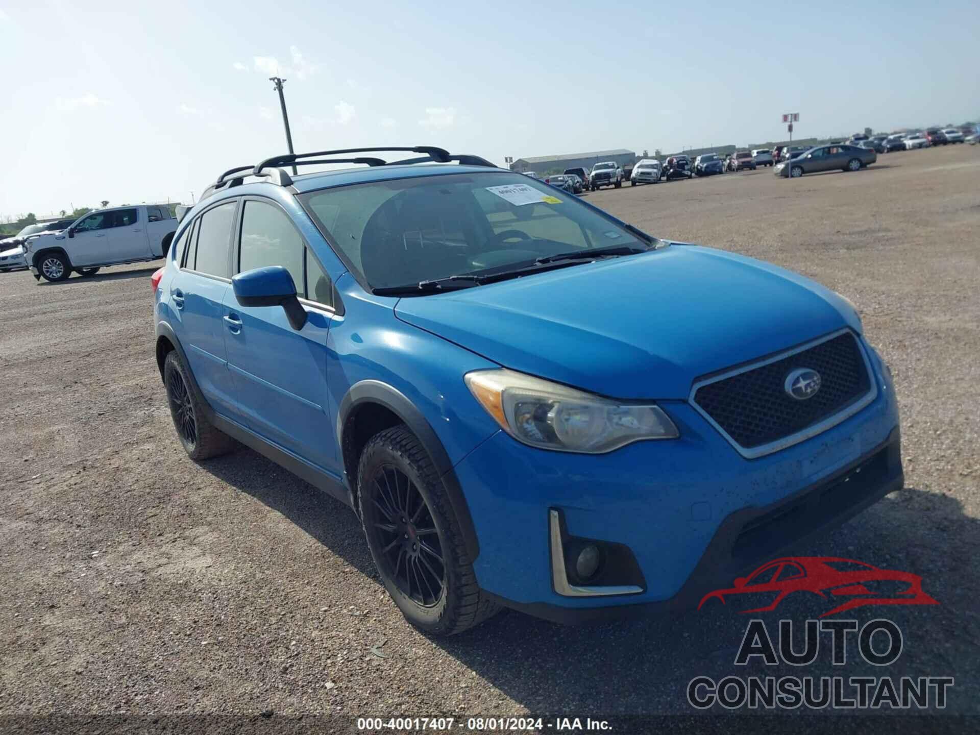 SUBARU CROSSTREK 2016 - JF2GPADC8G8251947