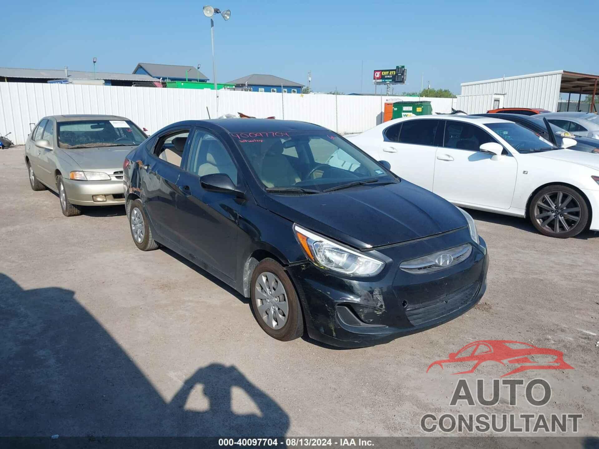 HYUNDAI ACCENT 2017 - KMHCT4AEXHU323428