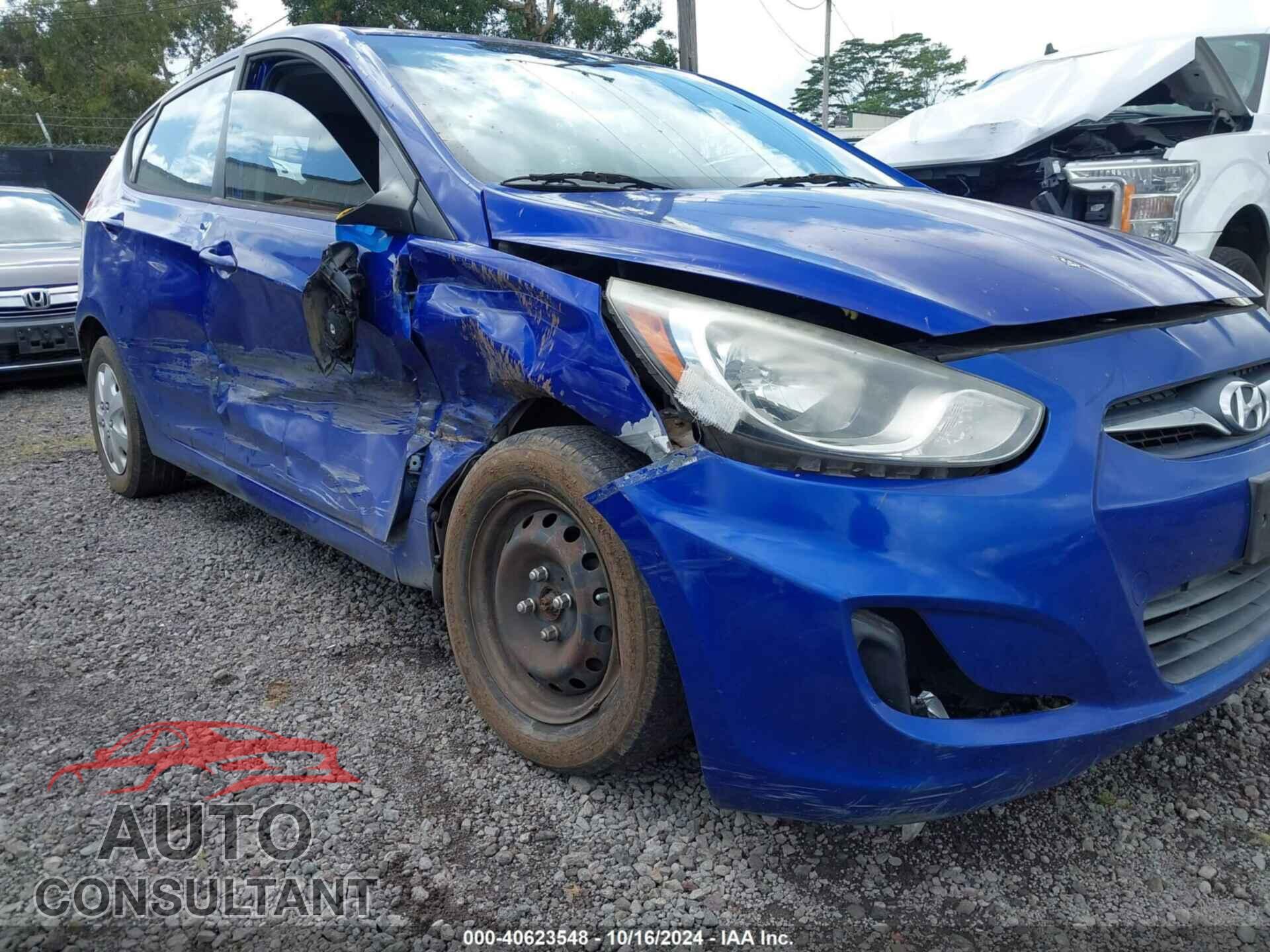 HYUNDAI ACCENT 2012 - KMHCT5AE3CU012003