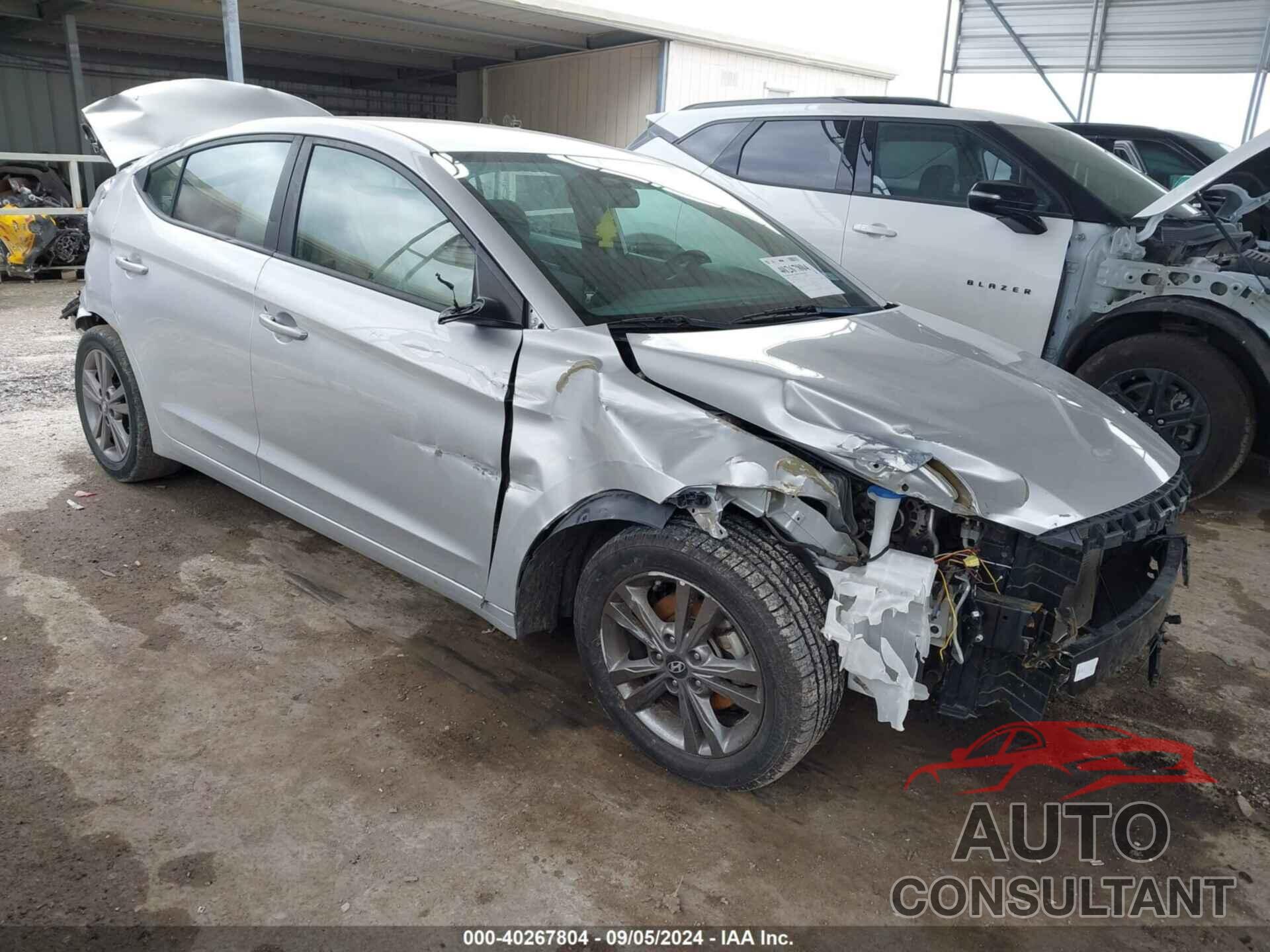 HYUNDAI ELANTRA 2018 - 5NPD84LF6JH233483