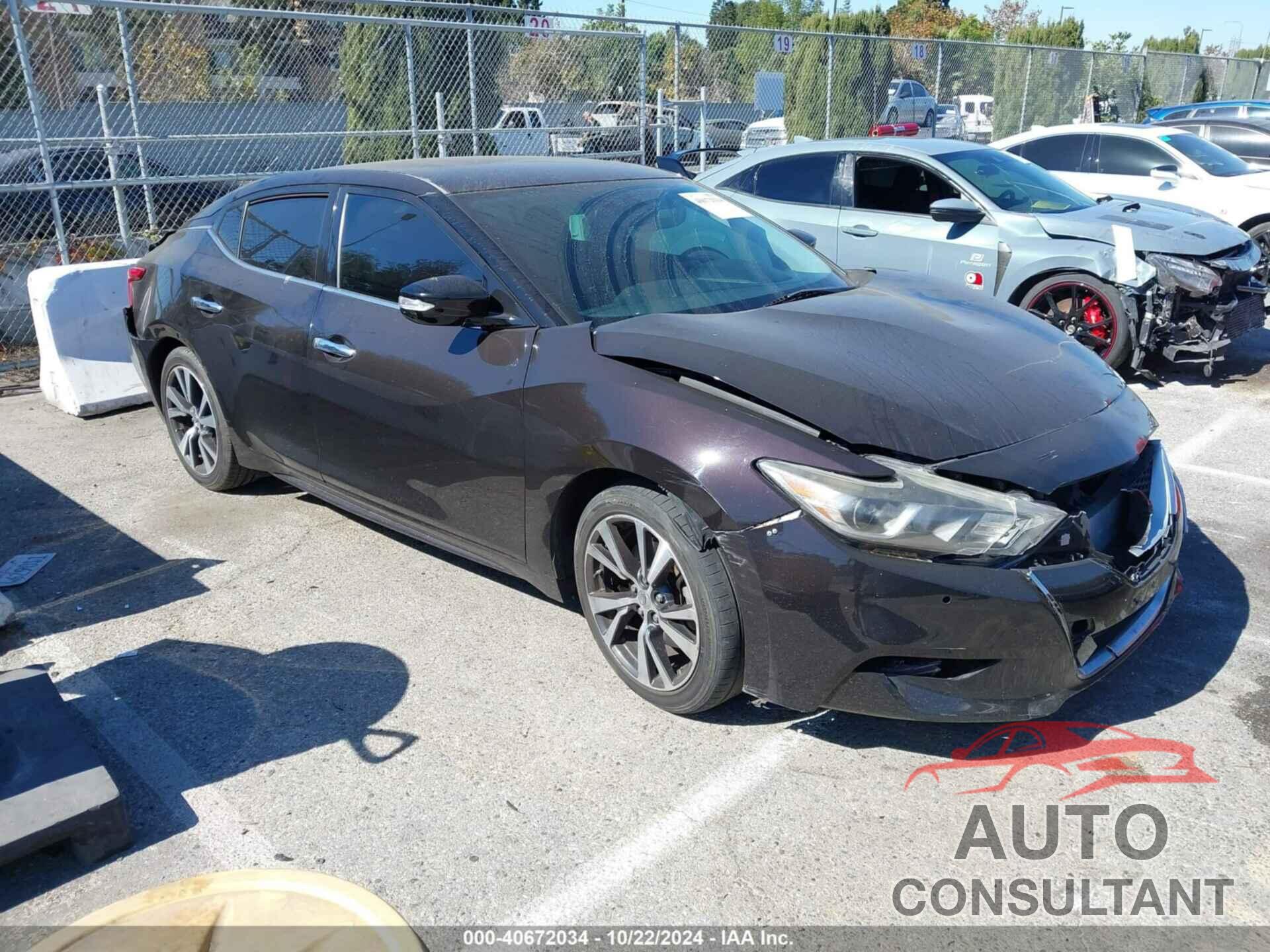 NISSAN MAXIMA 2017 - 1N4AA6AP9HC424504