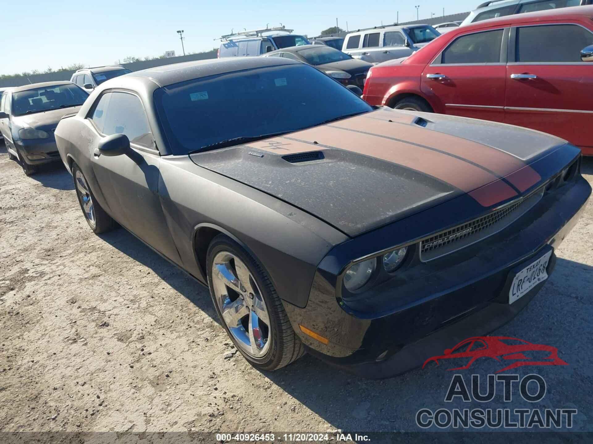 DODGE CHALLENGER 2012 - 2C3CDYBT3CH268634