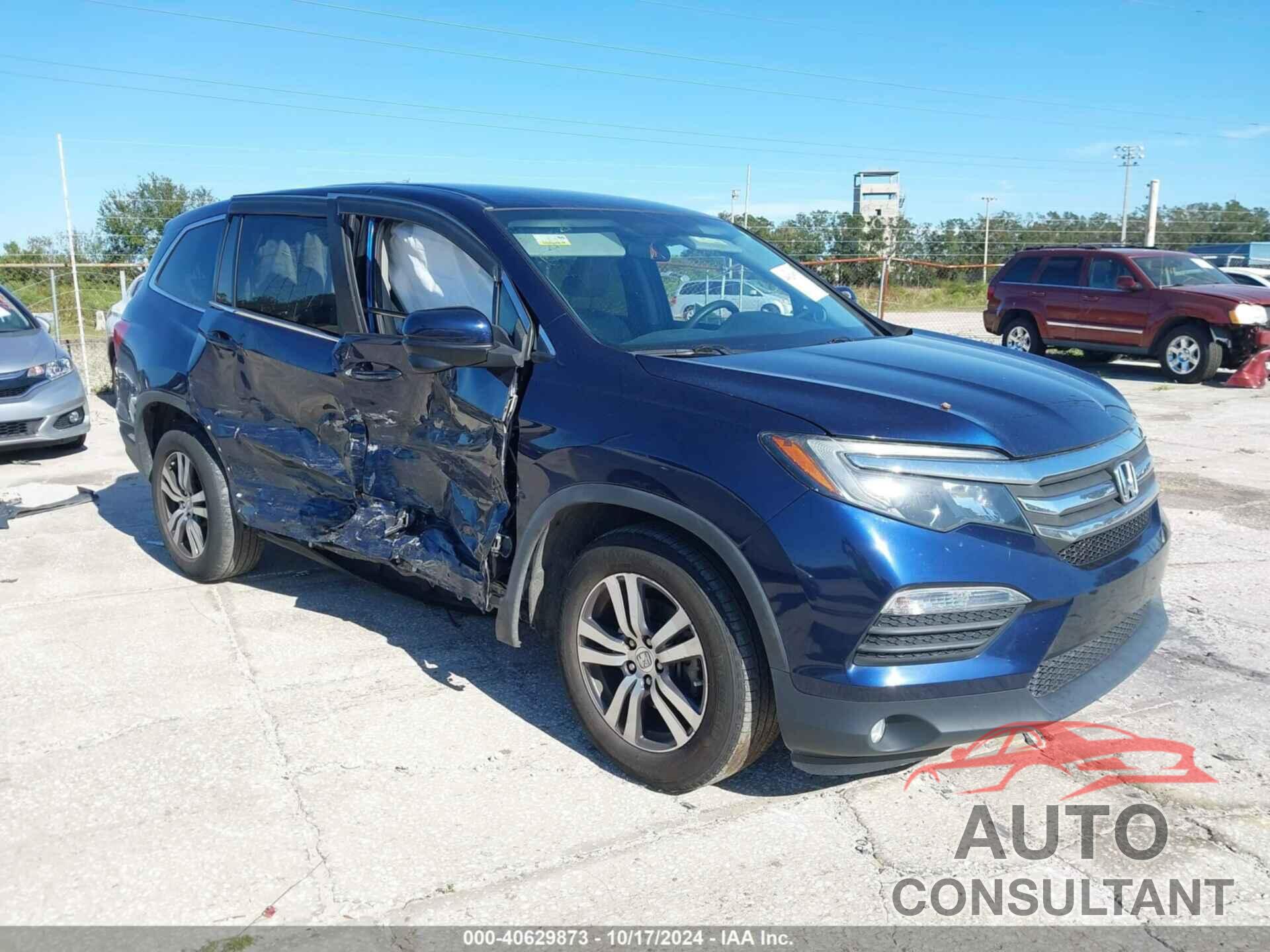 HONDA PILOT 2017 - 5FNYF5H31HB045166