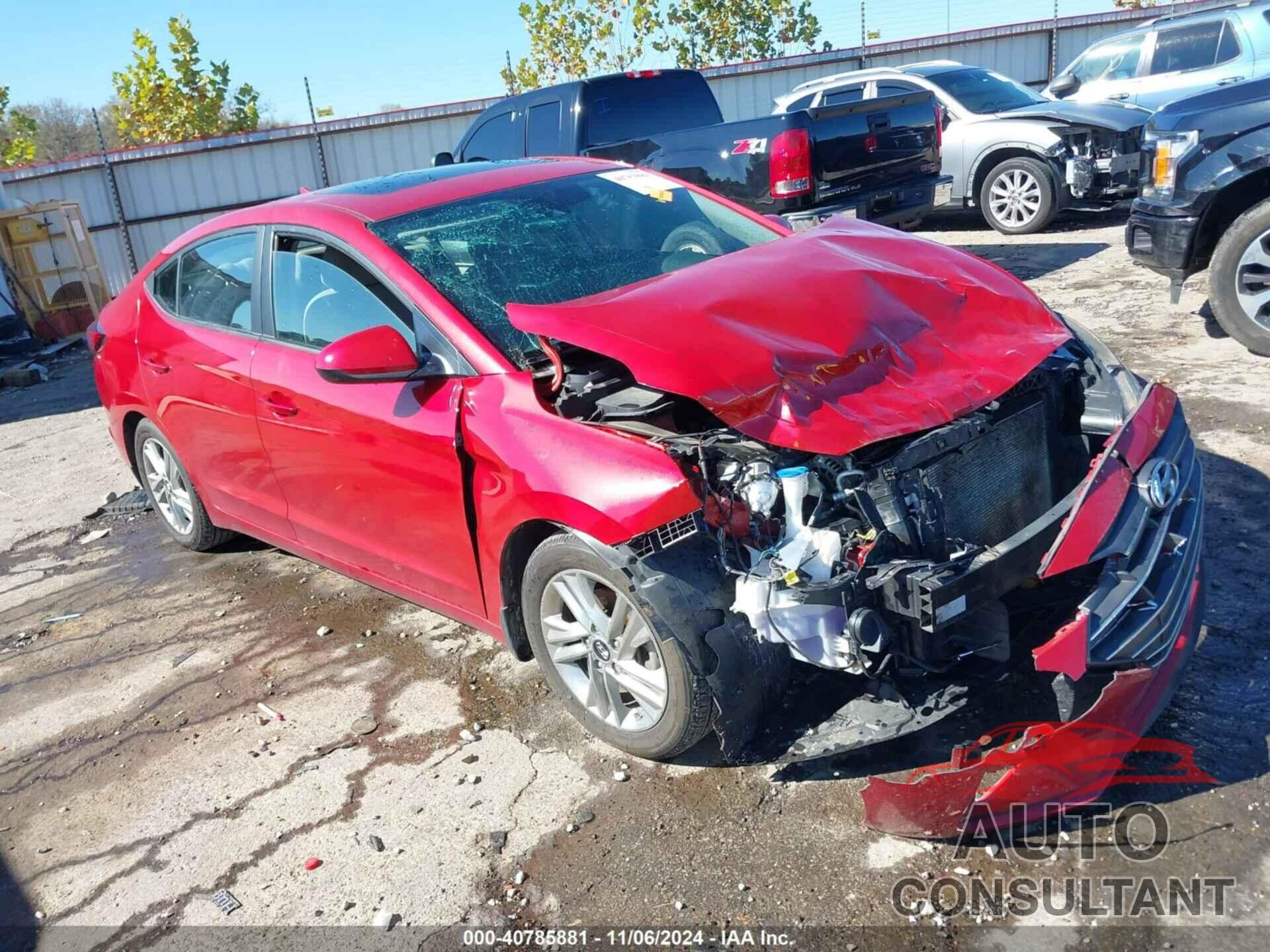 HYUNDAI ELANTRA 2020 - 5NPD84LF0LH535225