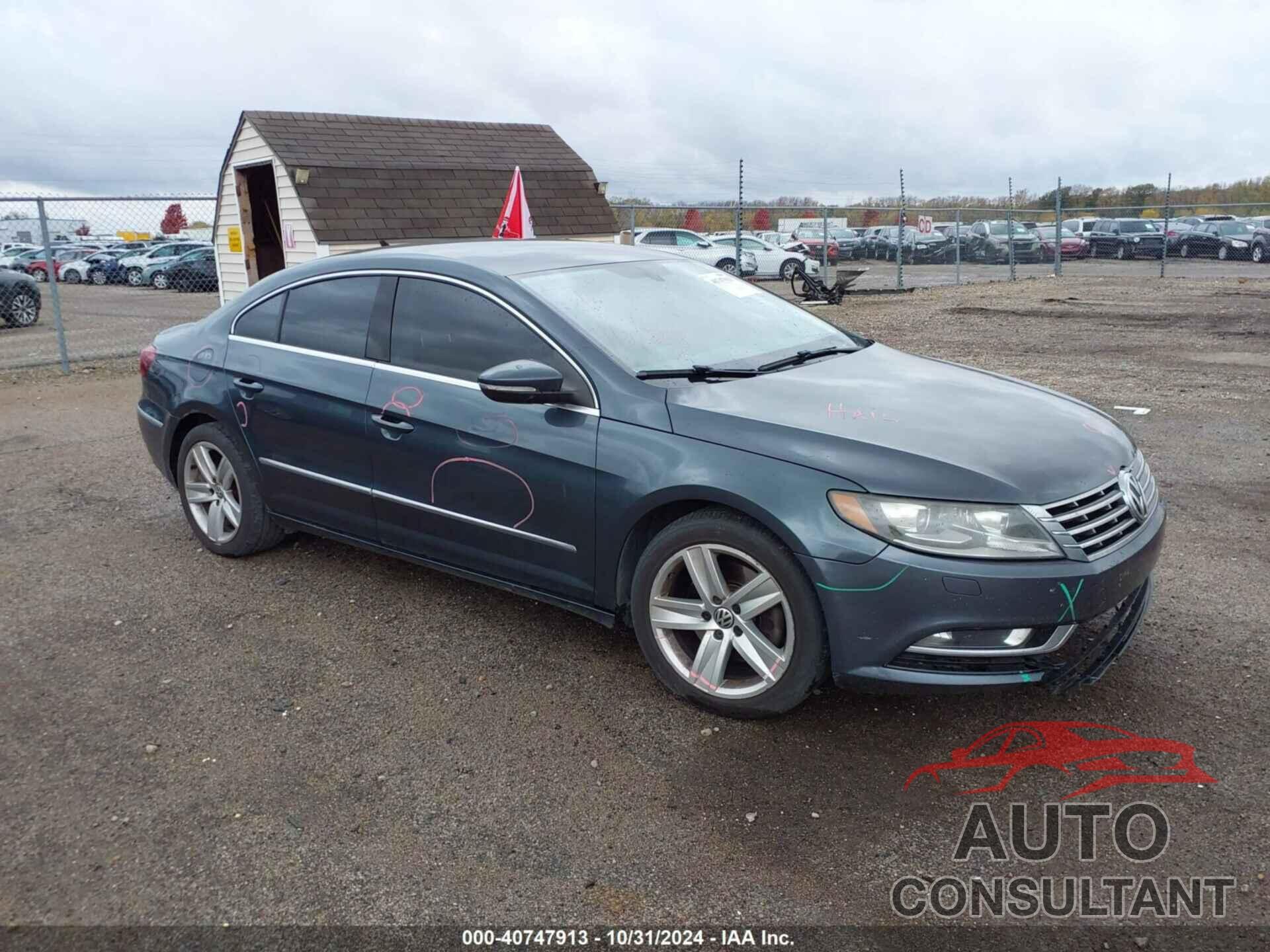 VOLKSWAGEN CC 2013 - WVWBN7AN6DE503344