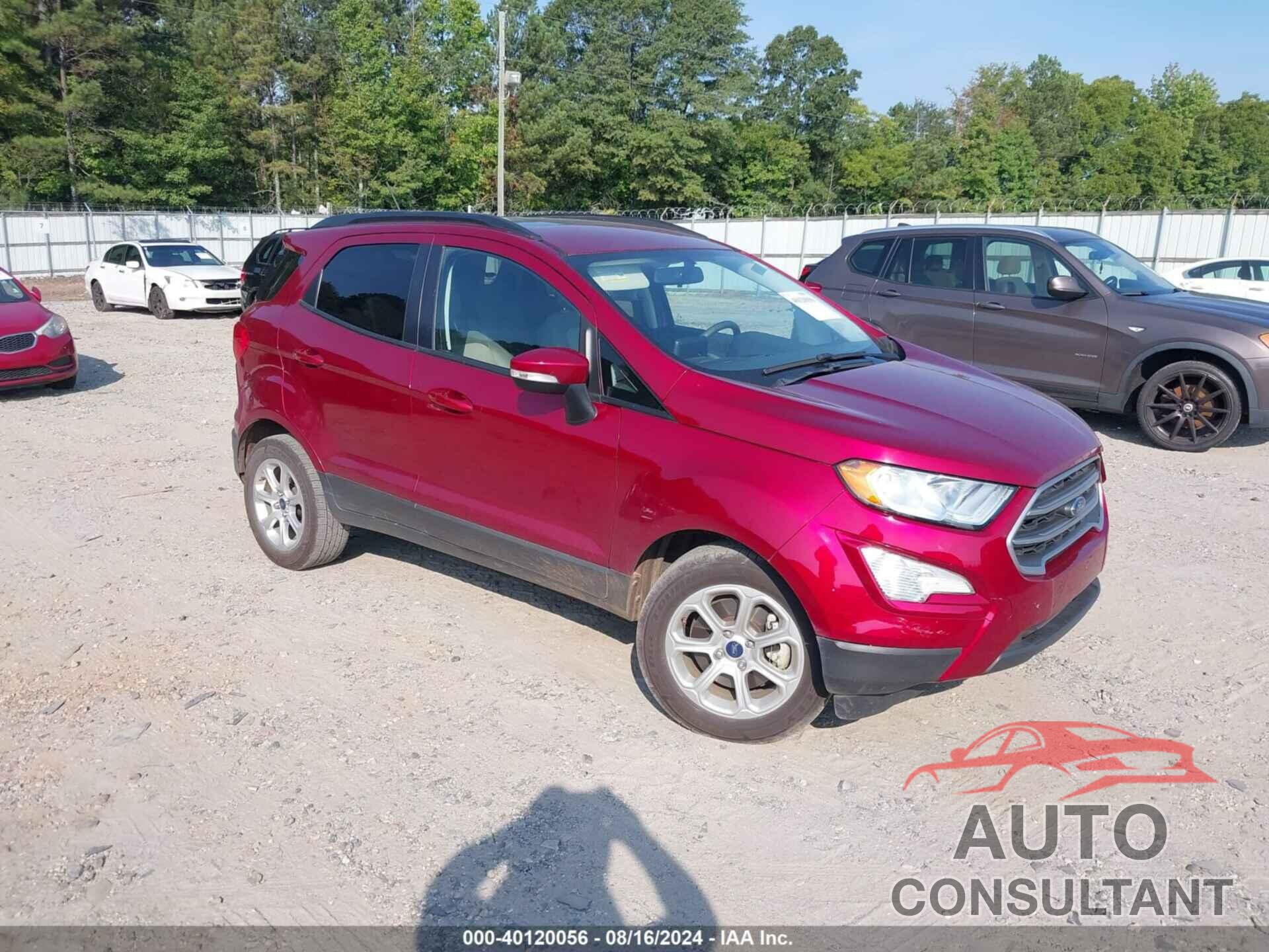 FORD ECOSPORT 2020 - MAJ3S2GE0LC342089