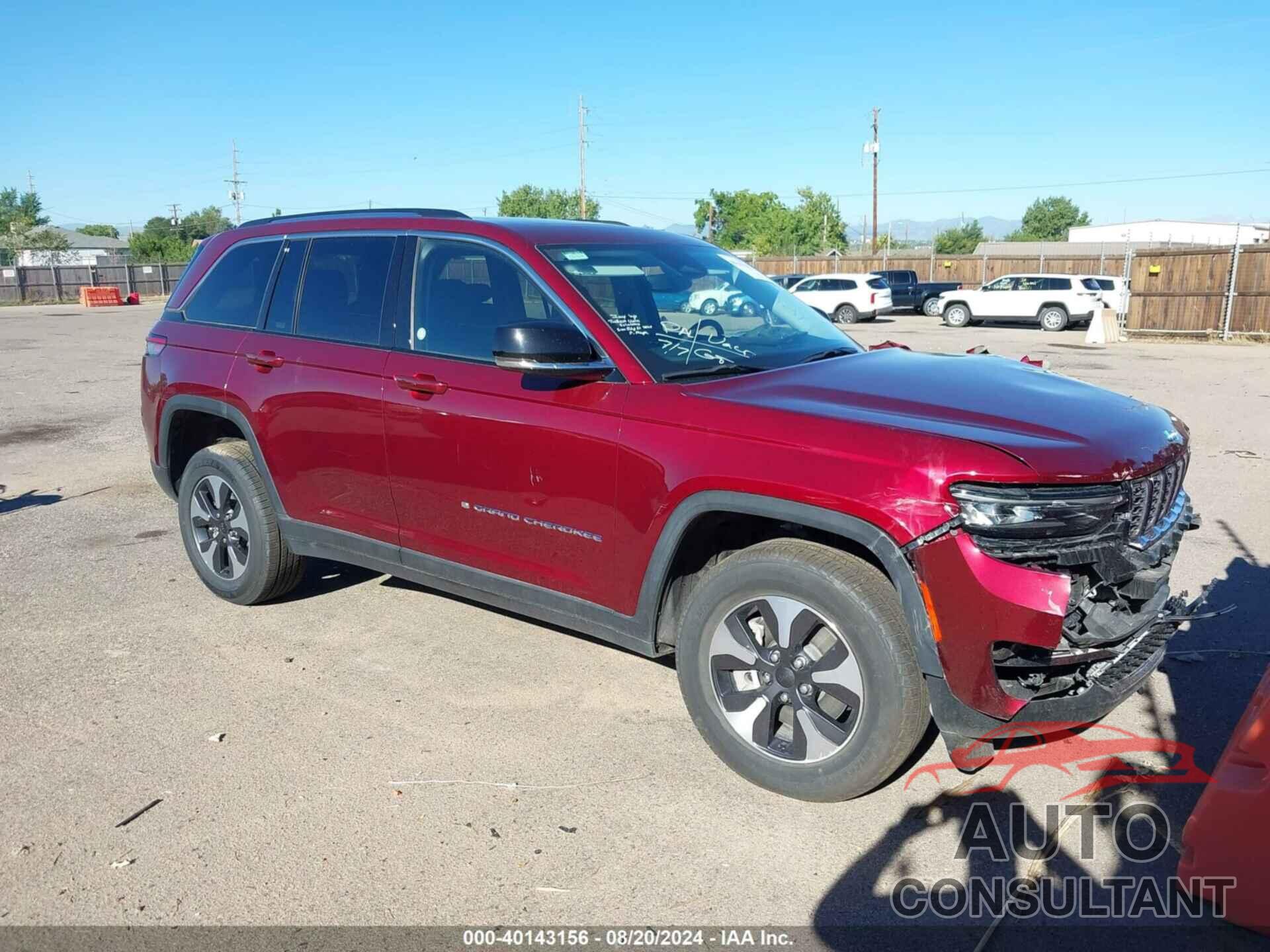 JEEP GRAND CHEROKEE 4XE 2023 - 1C4RJYB62PC633550