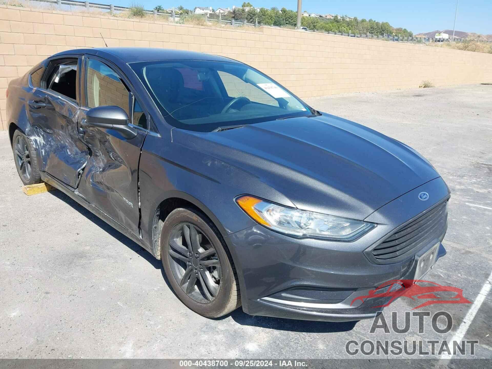 FORD FUSION HYBRID 2018 - 3FA6P0LU8JR150675