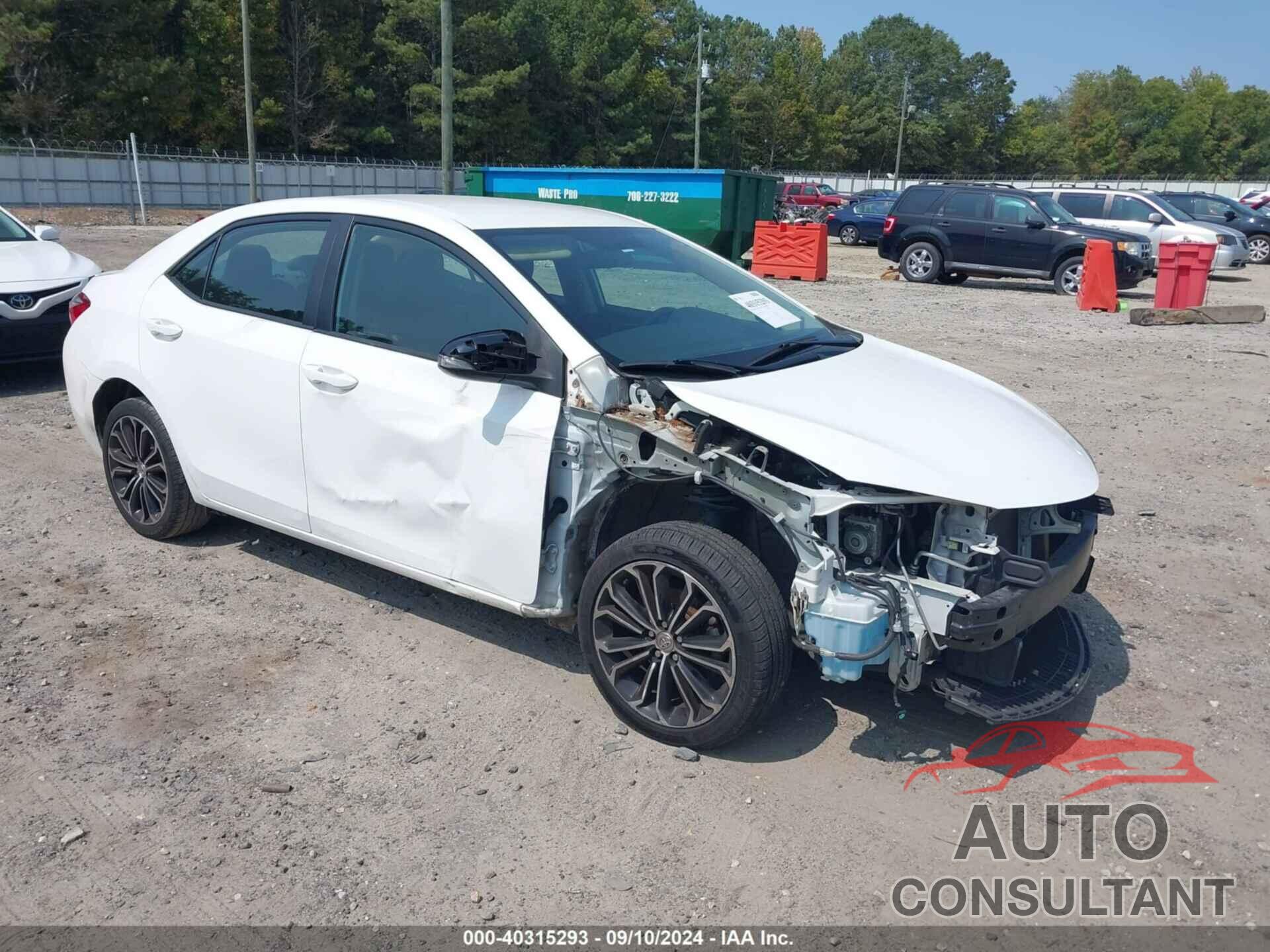TOYOTA COROLLA 2016 - 2T1BURHE4GC567443