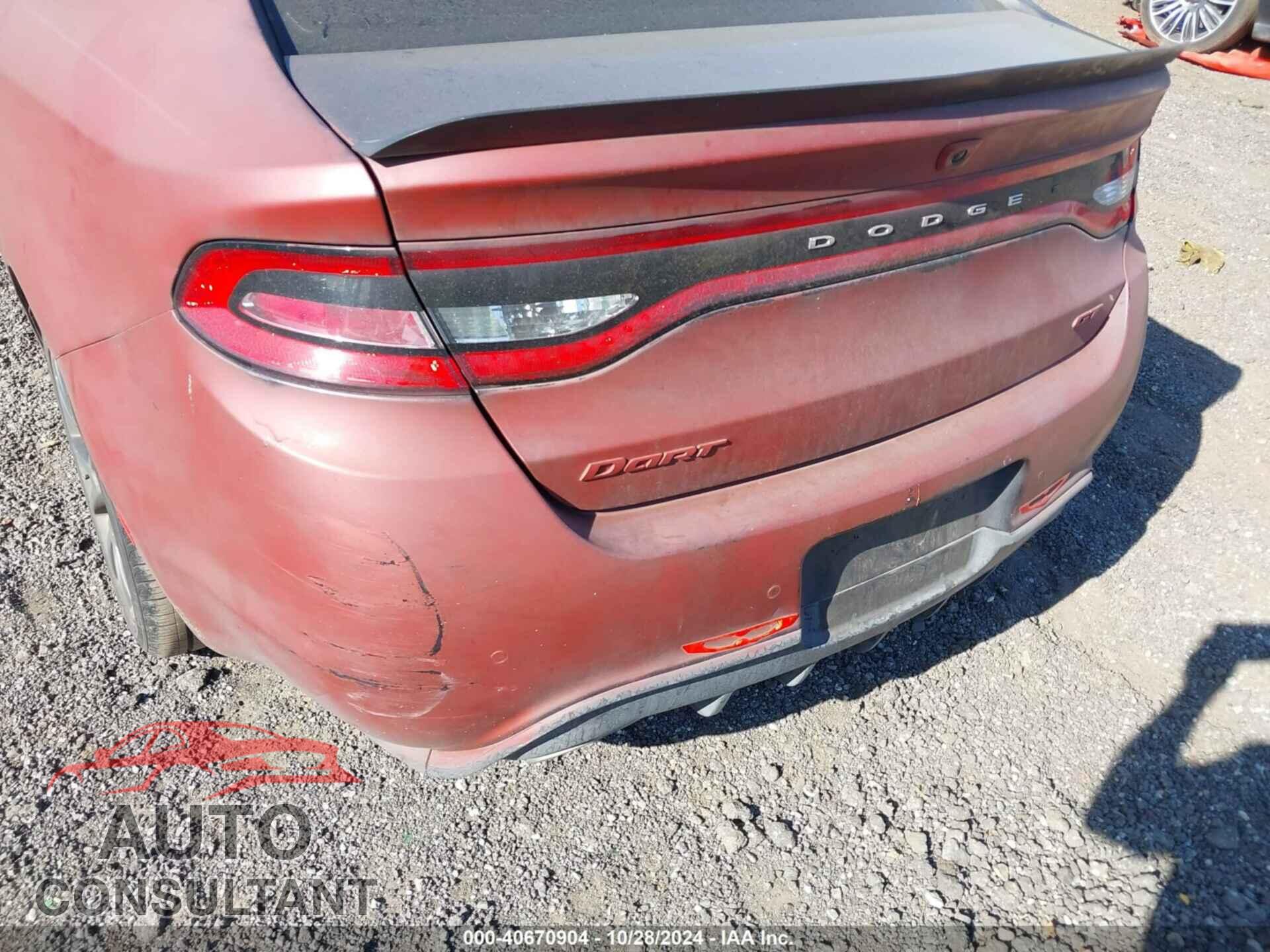 DODGE DART 2014 - 1C3CDFEB5ED724687