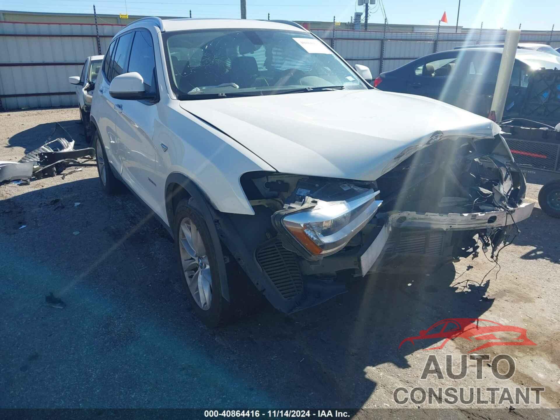 BMW X3 2015 - 5UXWX9C53F0D48452