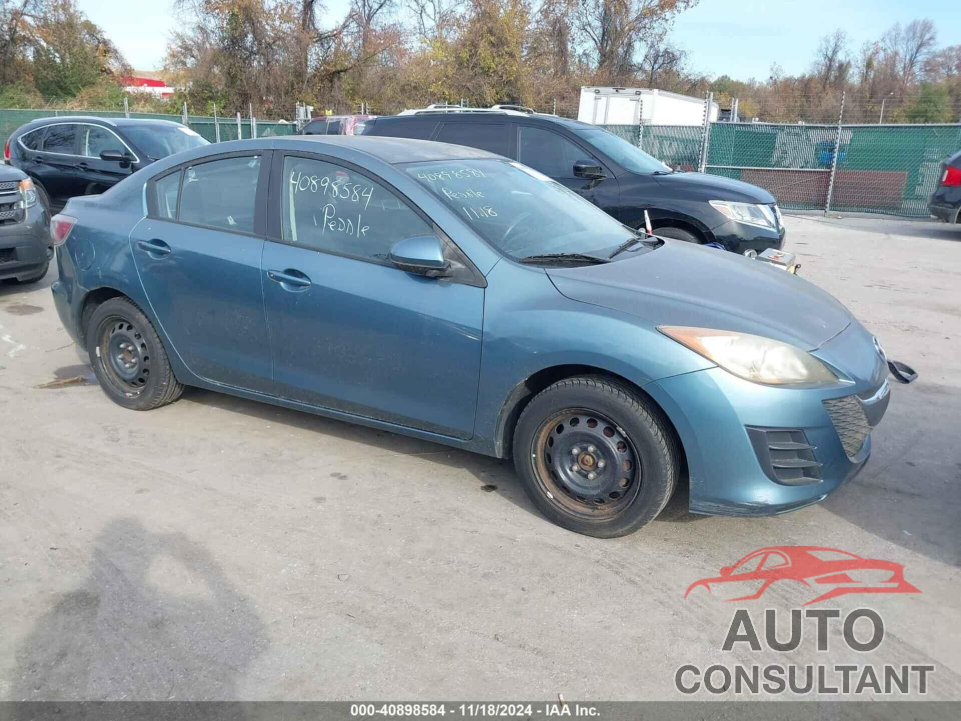 MAZDA MAZDA3 2010 - JM1BL1SF9A1140938