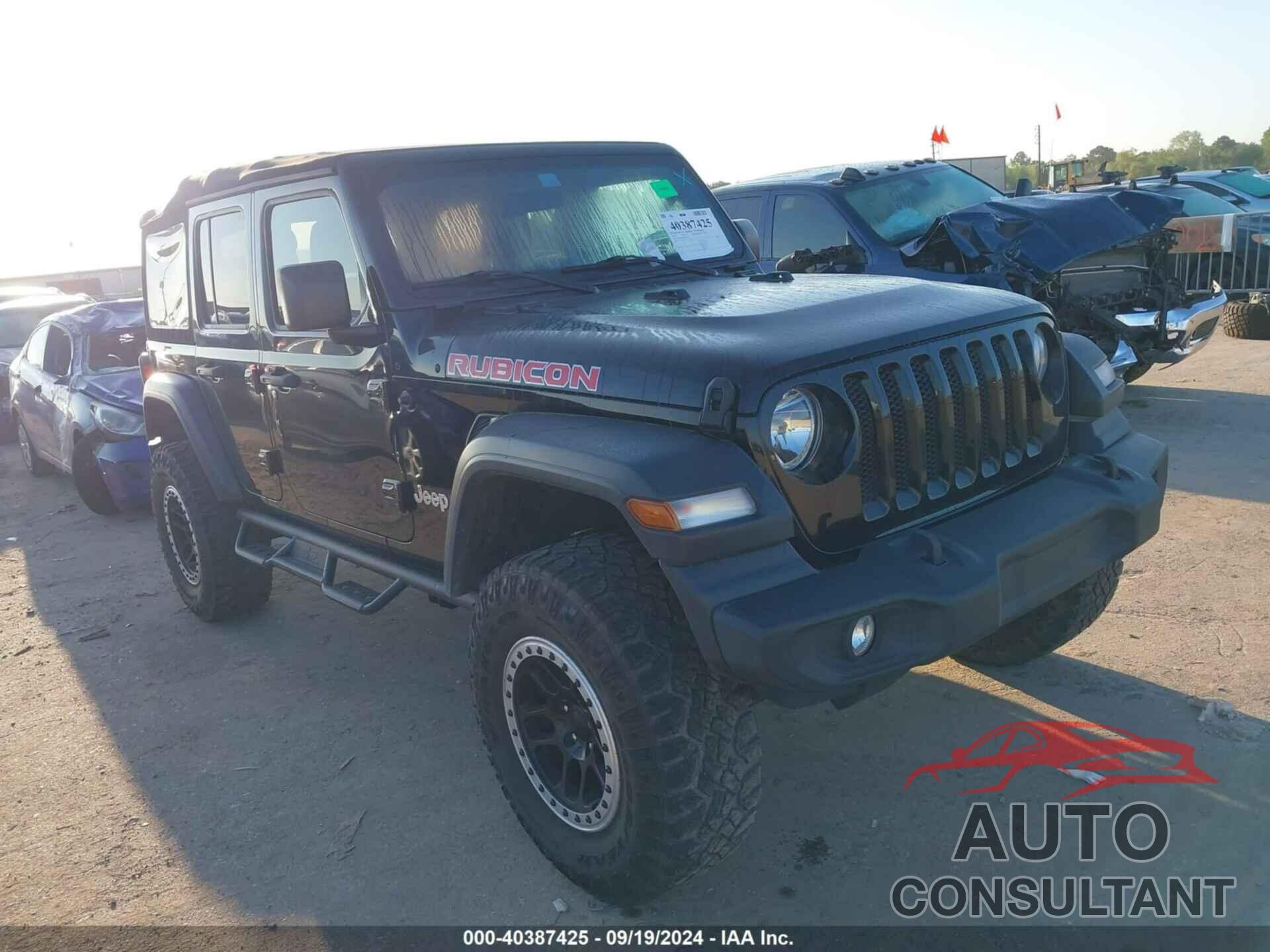 JEEP WRANGLER UNLIMITED 2018 - 1C4HJXDG9JW169478