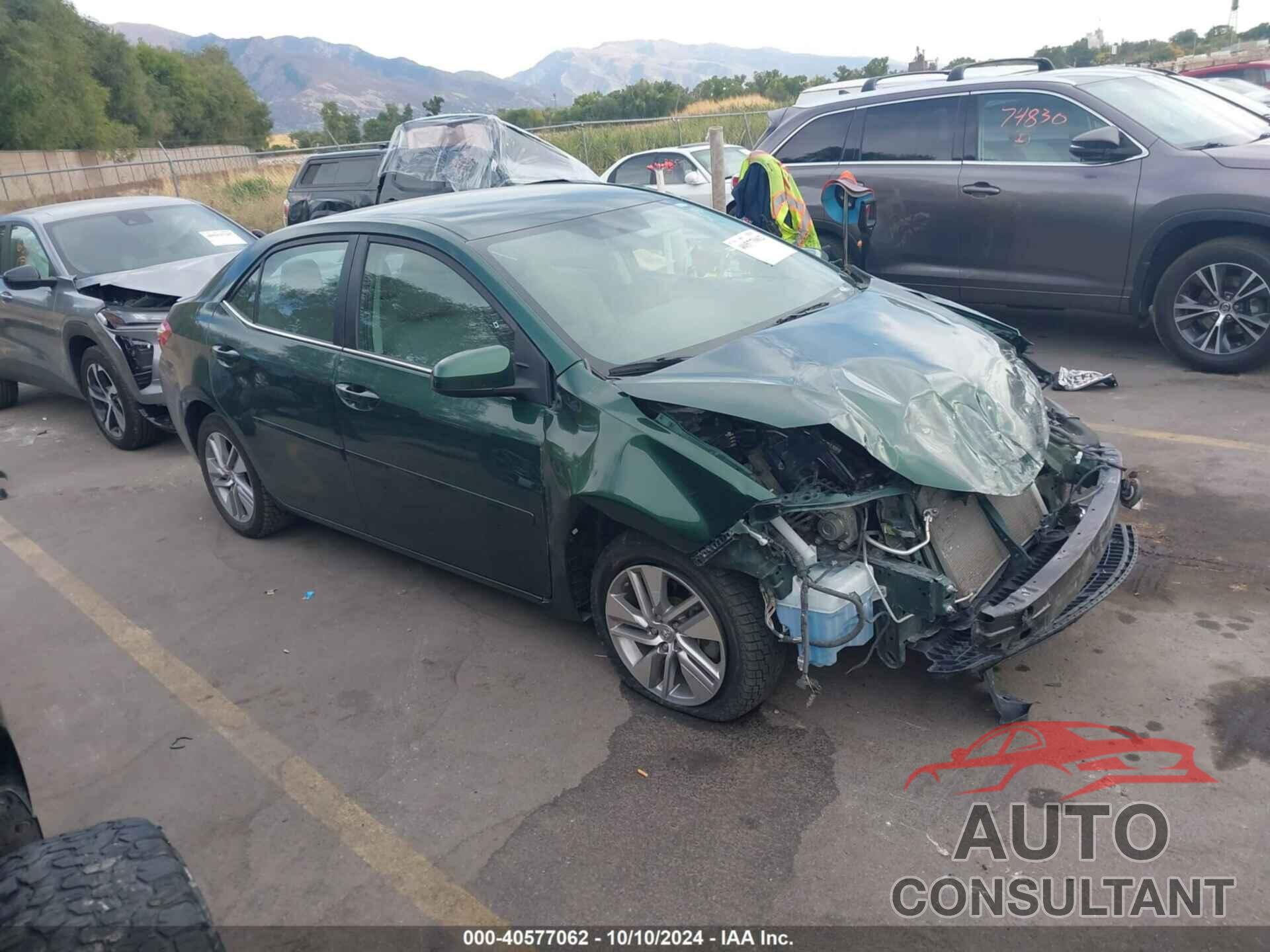 TOYOTA COROLLA 2016 - 2T1BPRHE9GC564917