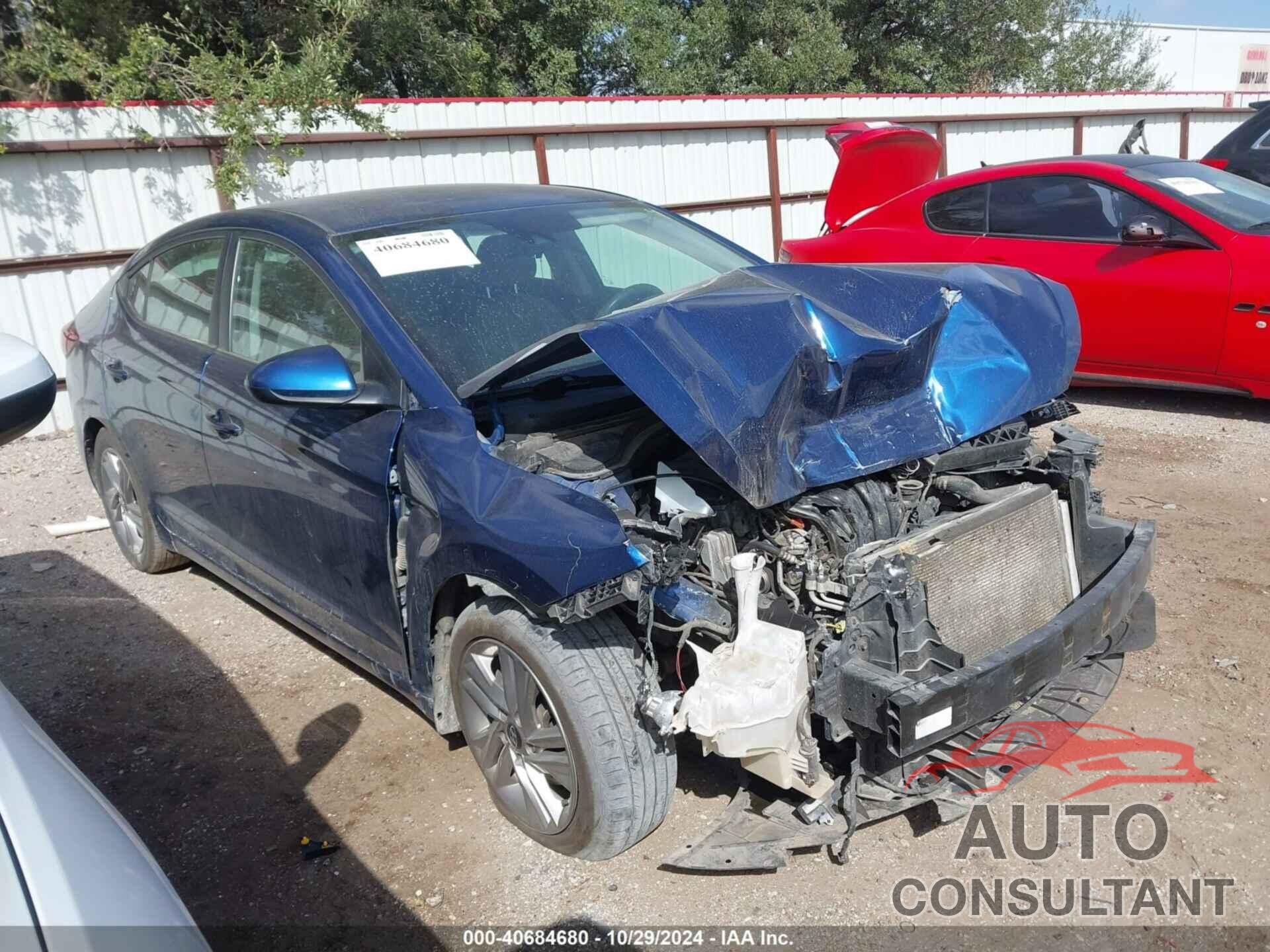 HYUNDAI ELANTRA 2019 - 5NPD84LF8KH470137