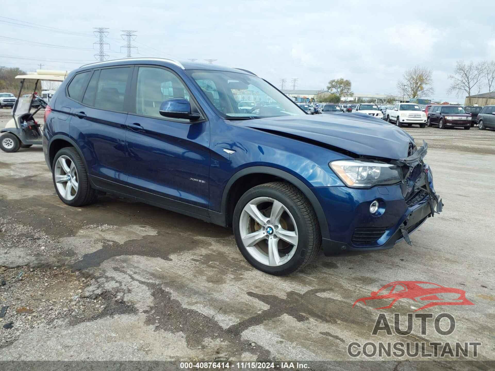 BMW X3 2017 - 5UXWX9C5XH0T14489