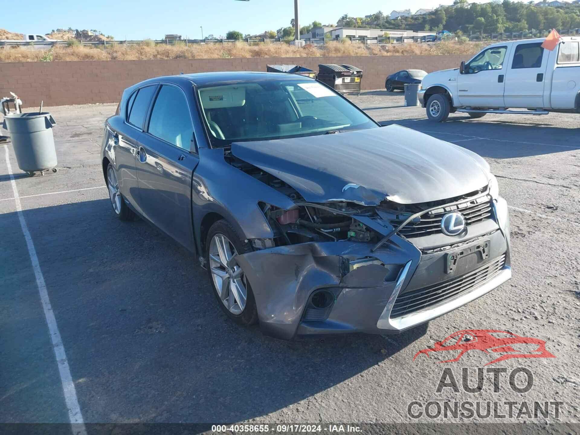 LEXUS CT 200H 2017 - JTHKD5BH8H2293626