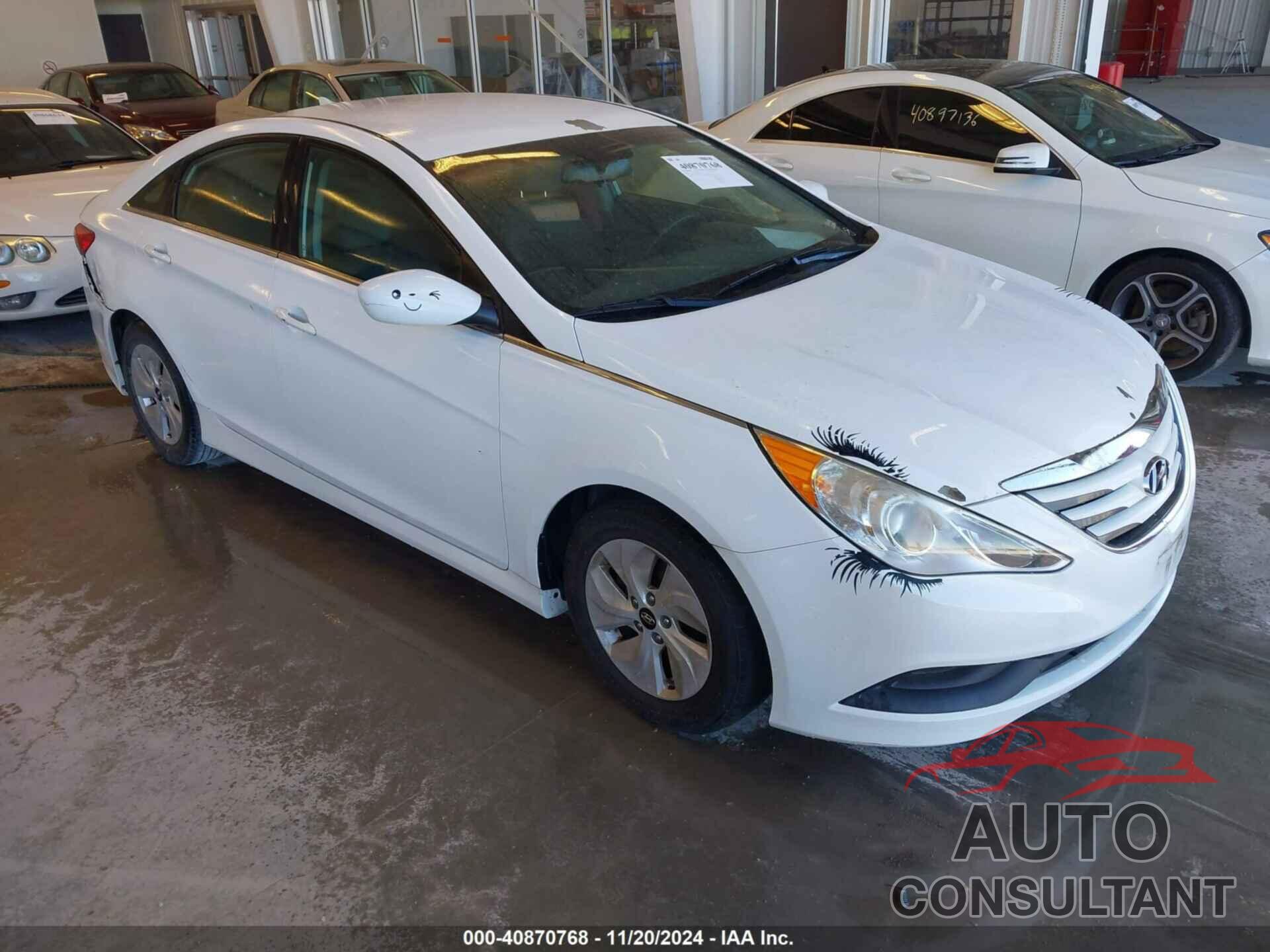 HYUNDAI SONATA 2014 - 5NPEB4AC2EH817335