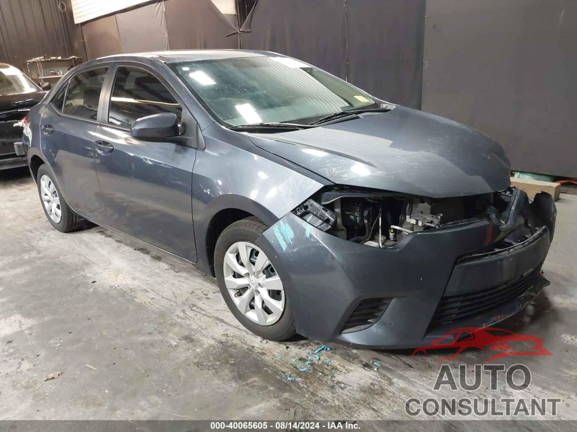 TOYOTA COROLLA 2014 - 5YFBURHE6EP025564