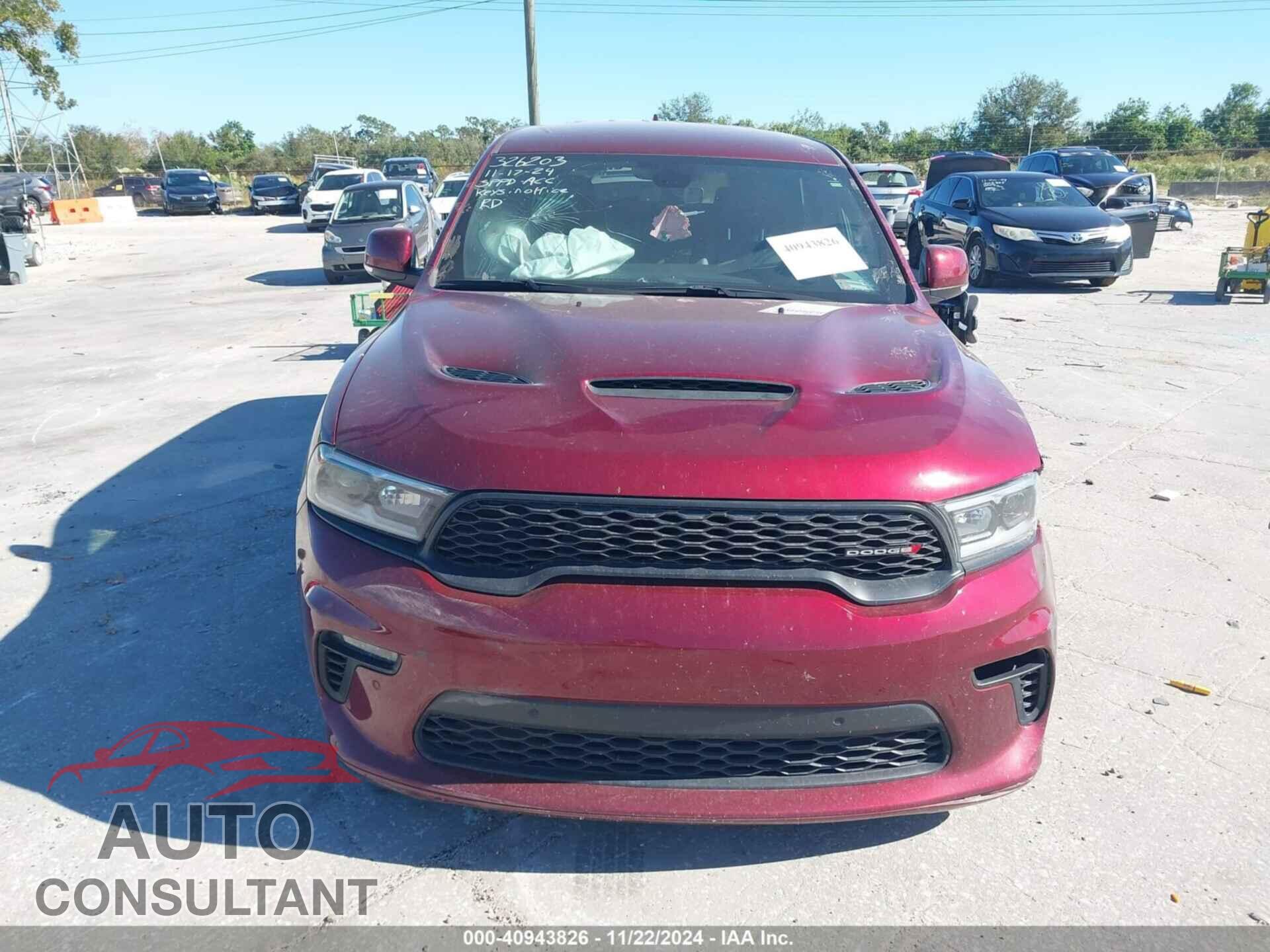DODGE DURANGO 2022 - 1C4SDHCTXNC226392