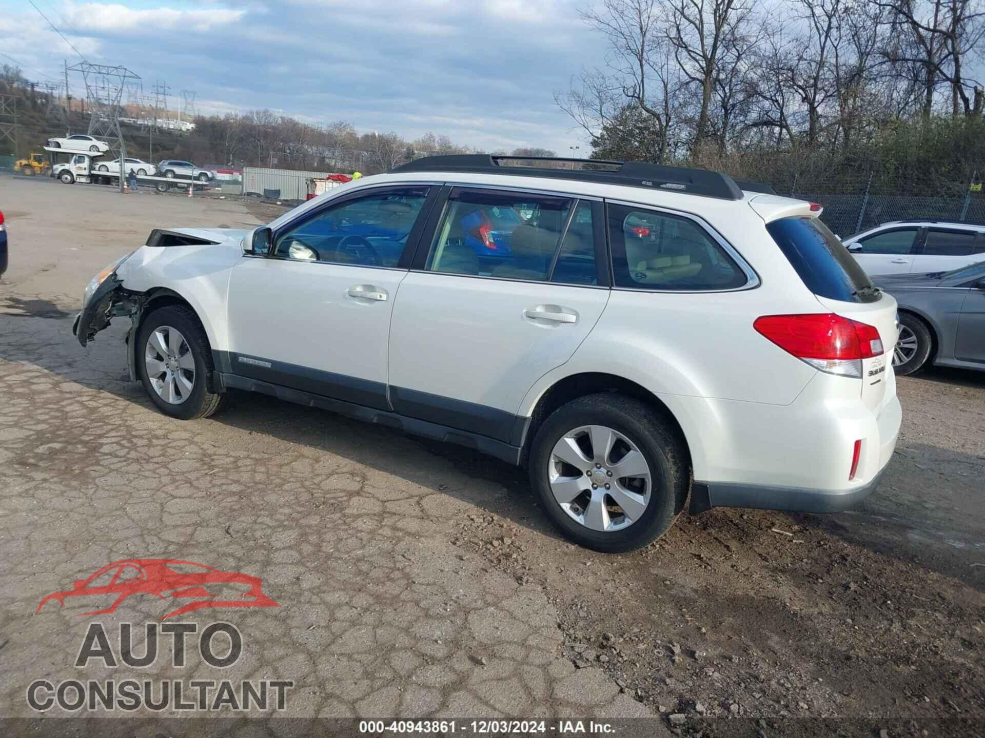 SUBARU OUTBACK 2012 - 4S4BRBAC4C3236569
