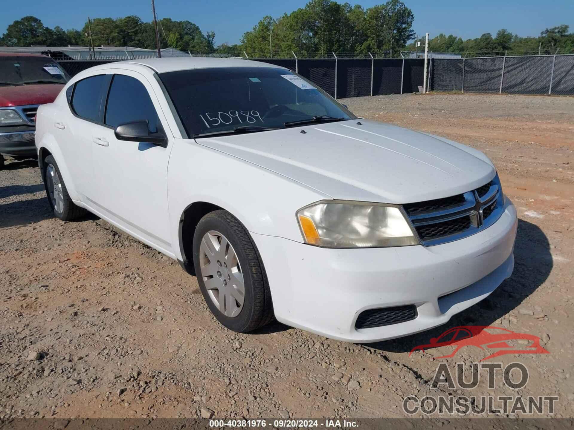DODGE AVENGER 2014 - 1C3CDZAB8EN150989