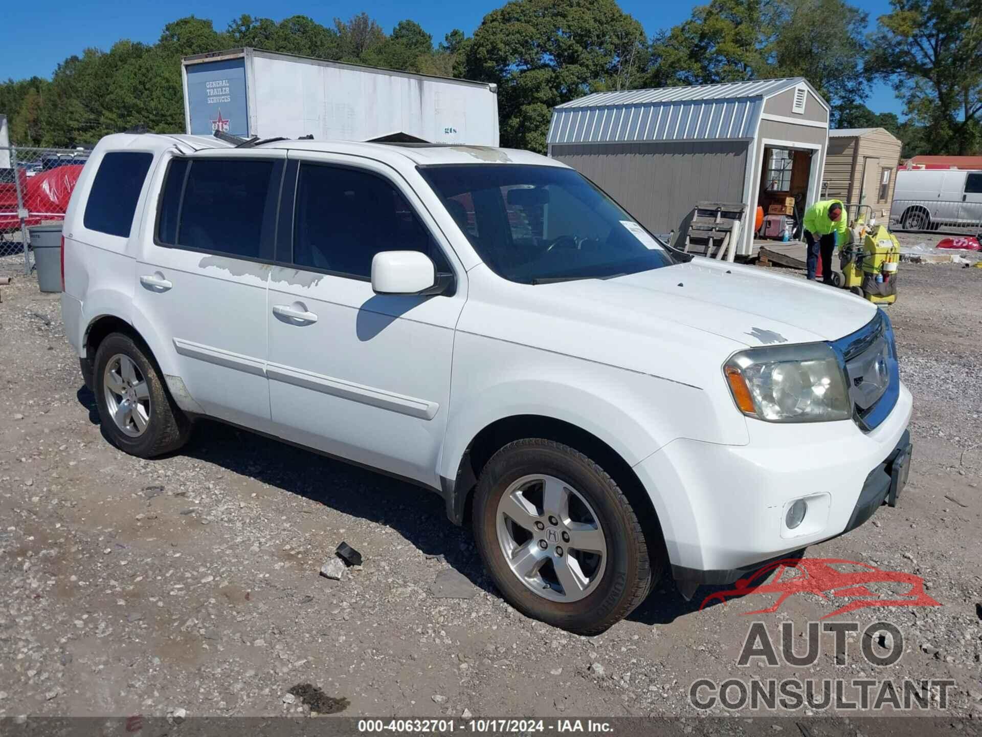 HONDA PILOT 2010 - 5FNYF3H67AB002102