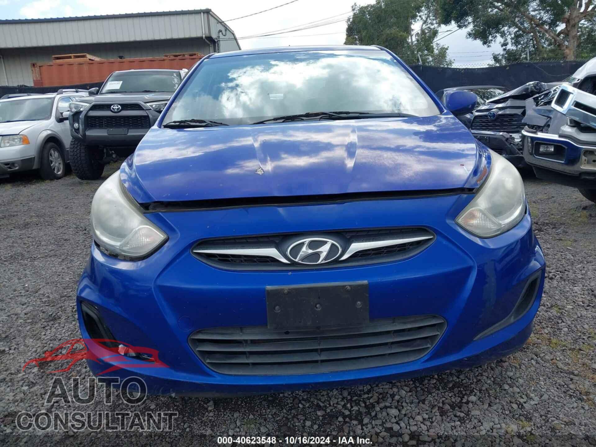 HYUNDAI ACCENT 2012 - KMHCT5AE3CU012003