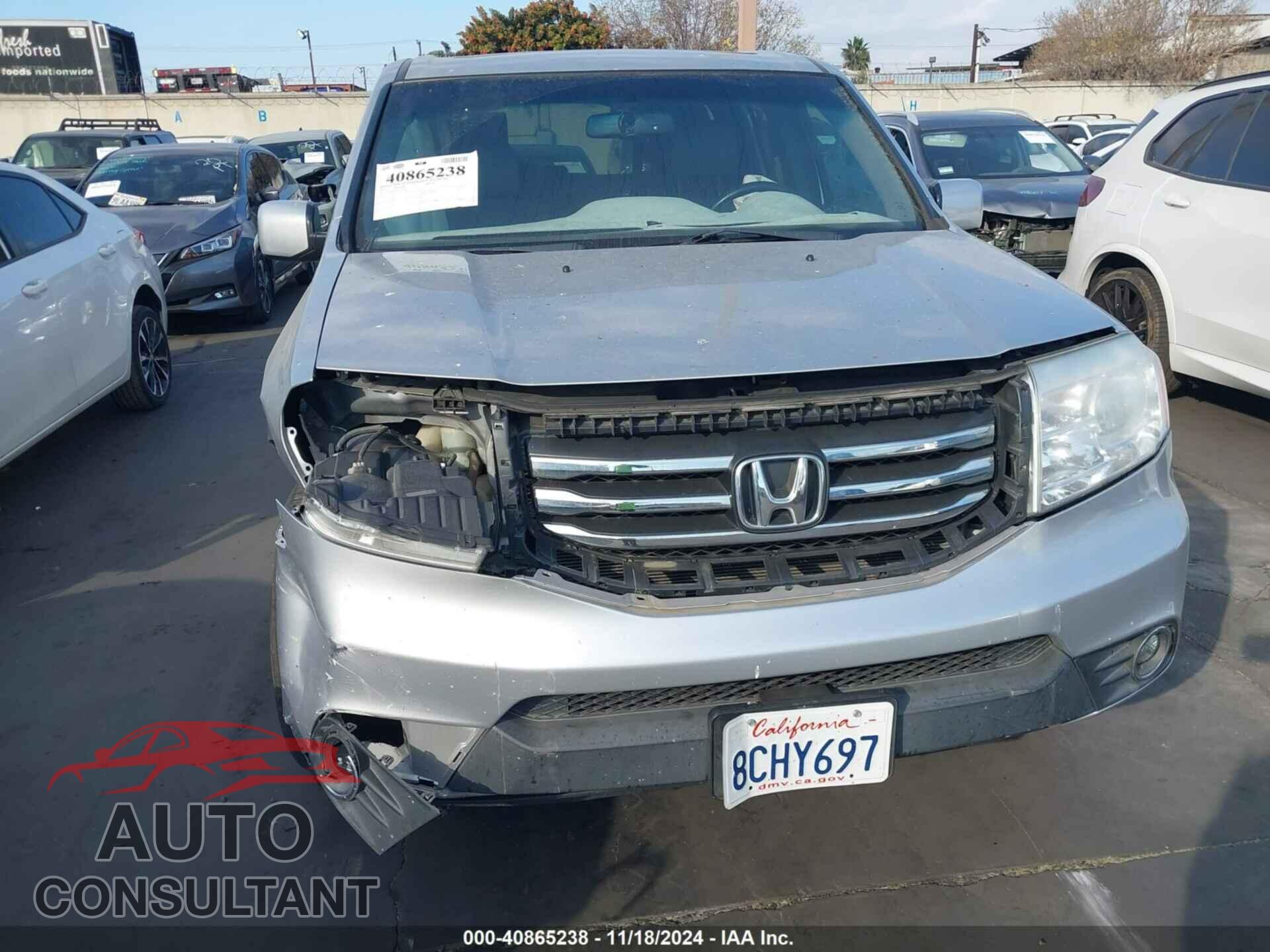HONDA PILOT 2015 - 5FNYF3H55FB021388