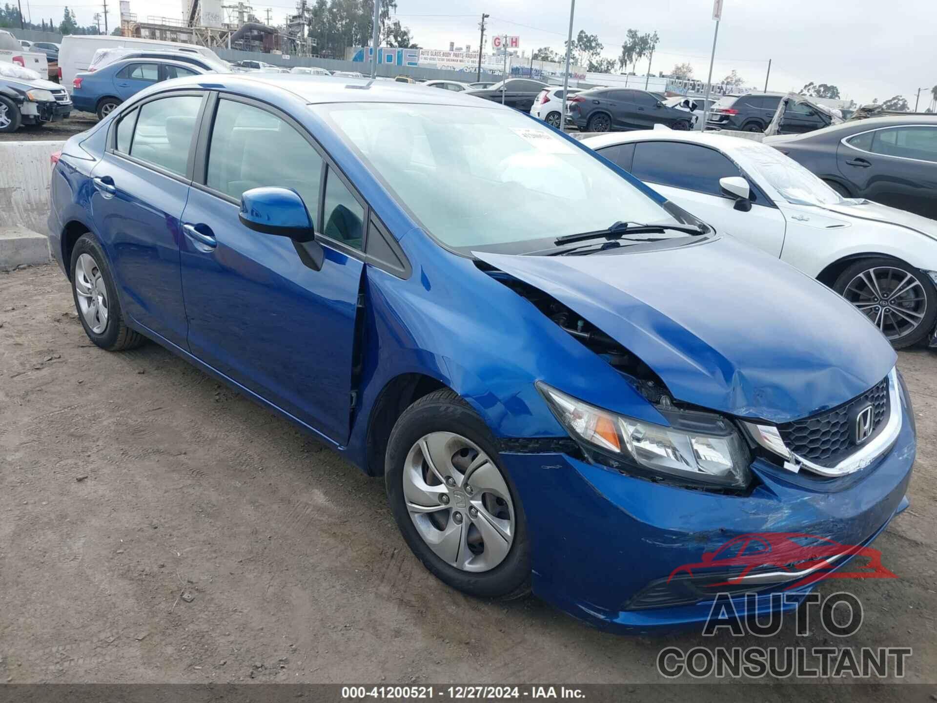 HONDA CIVIC 2013 - 19XFB2F59DE290240