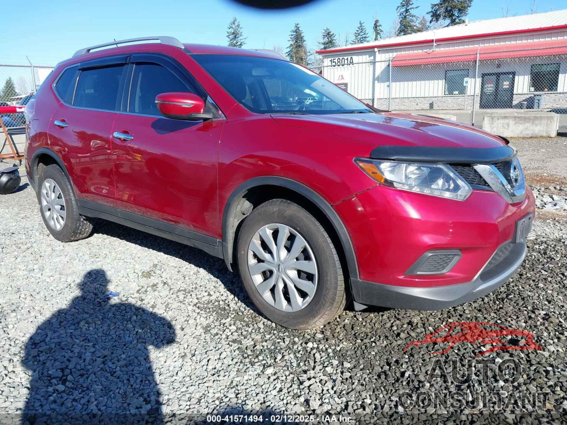 NISSAN ROGUE 2016 - KNMAT2MV8GP632257
