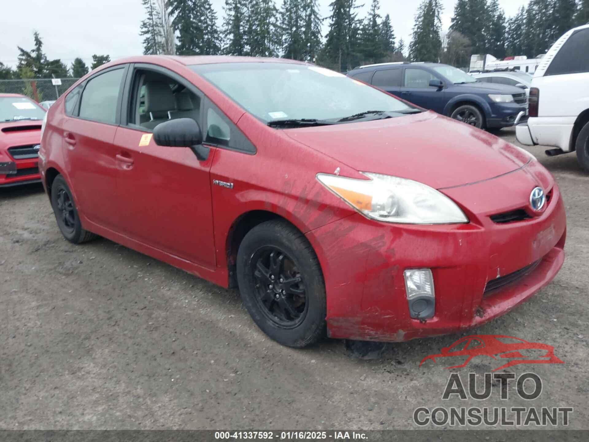TOYOTA PRIUS 2011 - JTDKN3DU6B0249379
