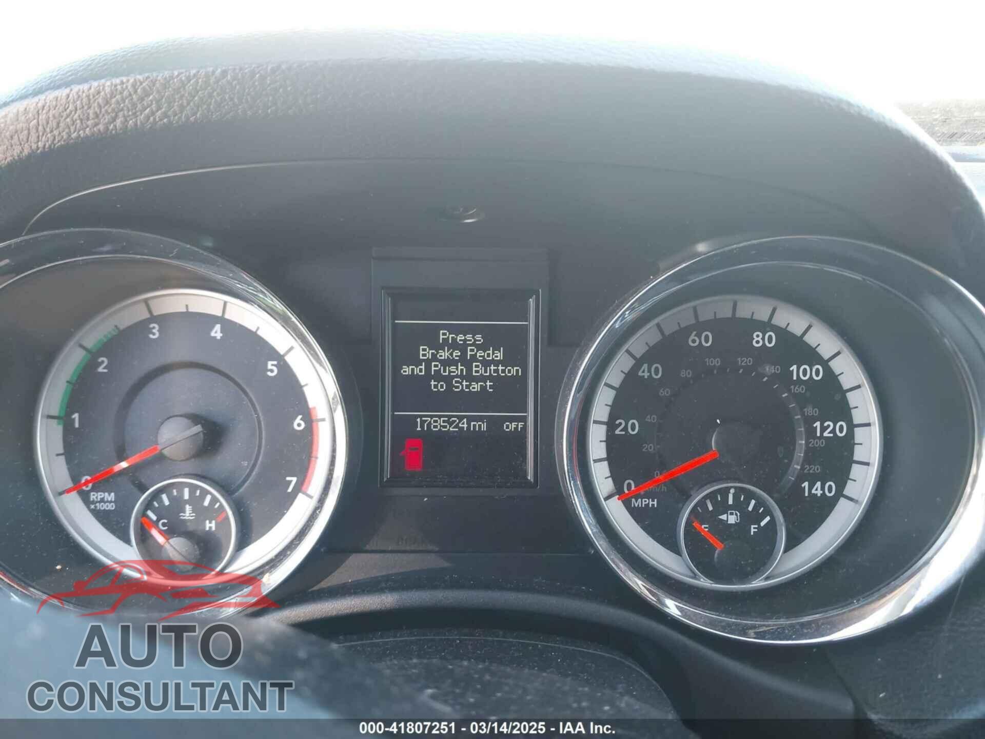 DODGE DURANGO 2013 - 1C4SDJET3DC673455