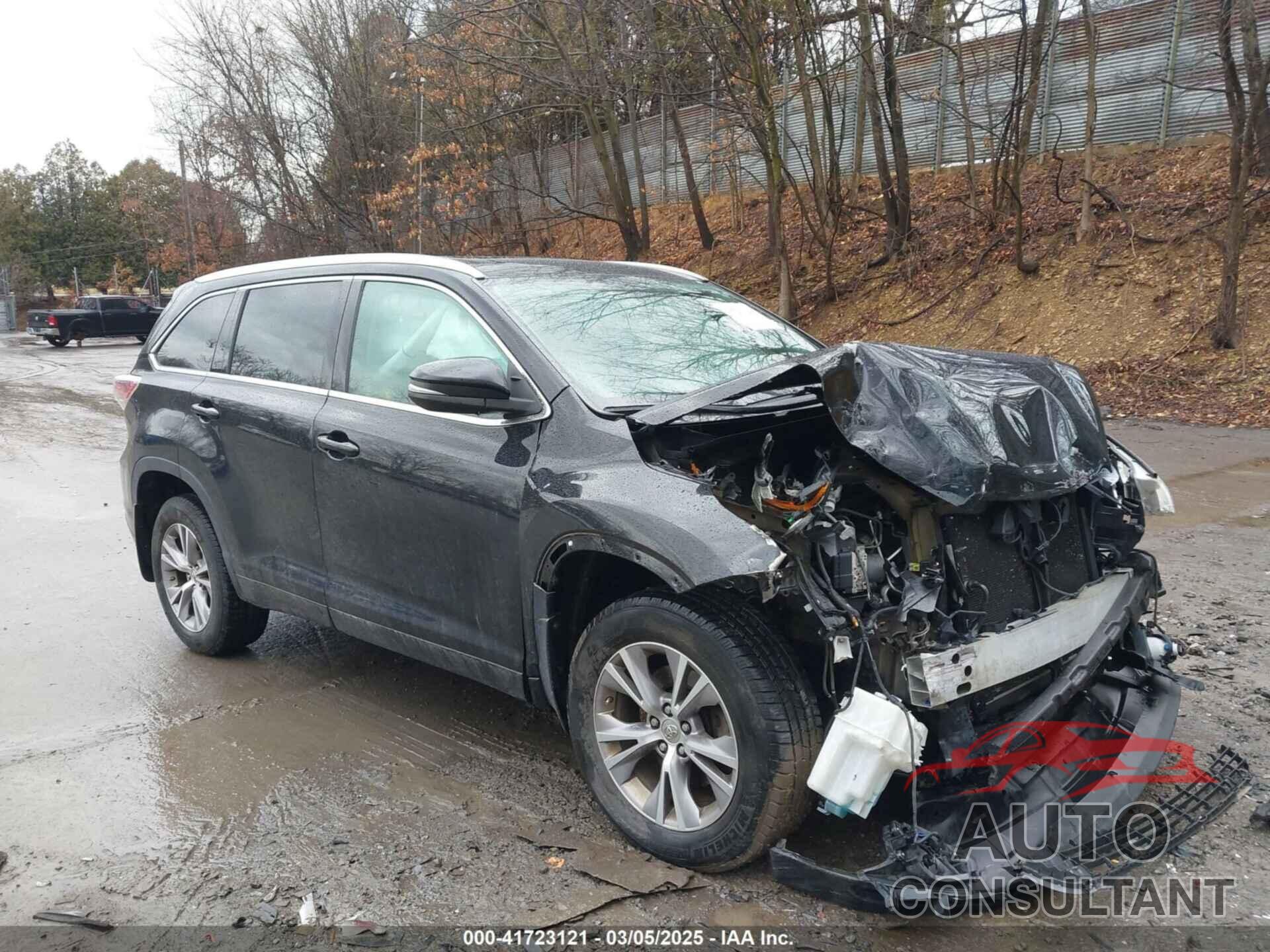 TOYOTA HIGHLANDER 2014 - 5TDJKRFH9ES037813