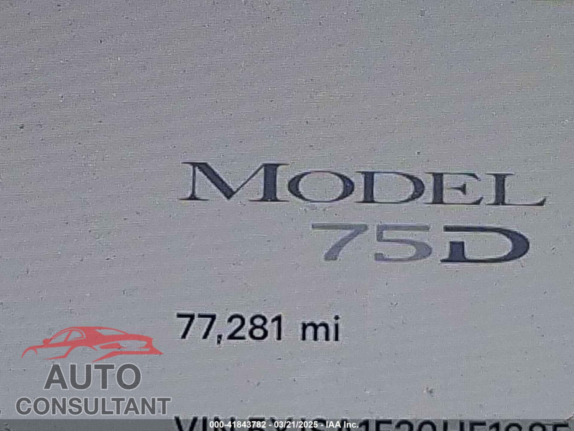 TESLA MODEL S 2017 - 5YJSA1E20HF198503