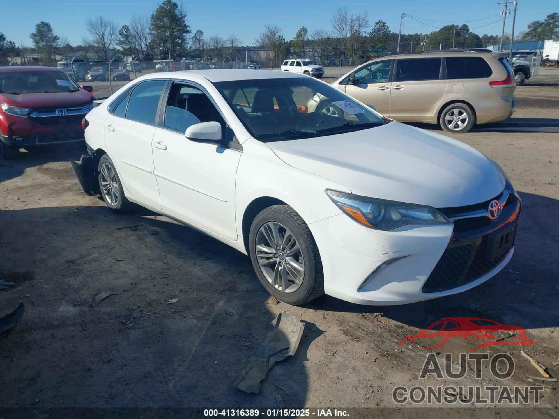 TOYOTA CAMRY 2017 - 4T1BF1FK9HU624160