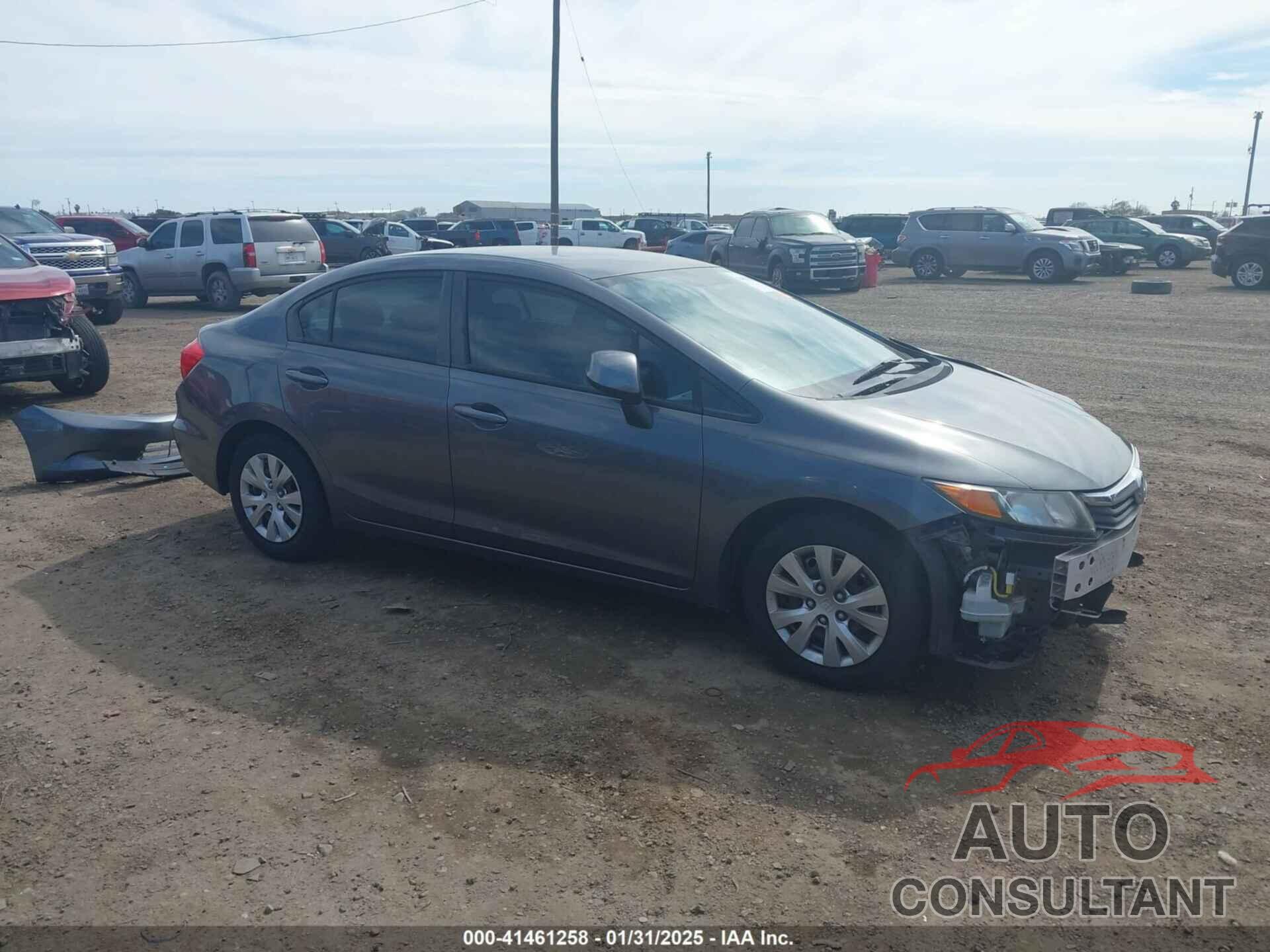 HONDA CIVIC 2012 - 2HGFB2F52CH327648