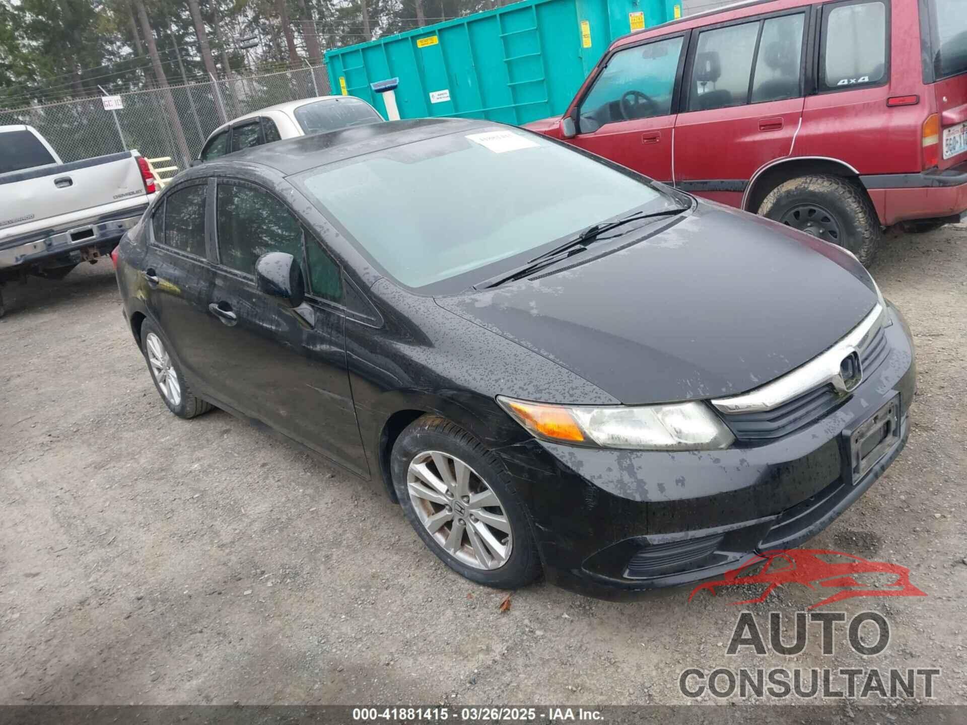 HONDA CIVIC 2012 - 2HGFB2F80CH605263