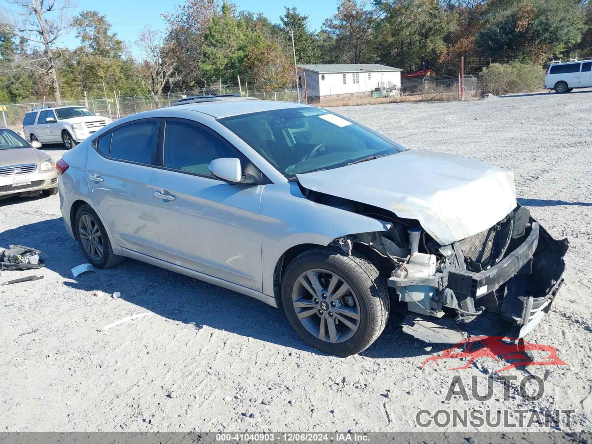 HYUNDAI ELANTRA 2018 - 5NPD84LFXJH294481