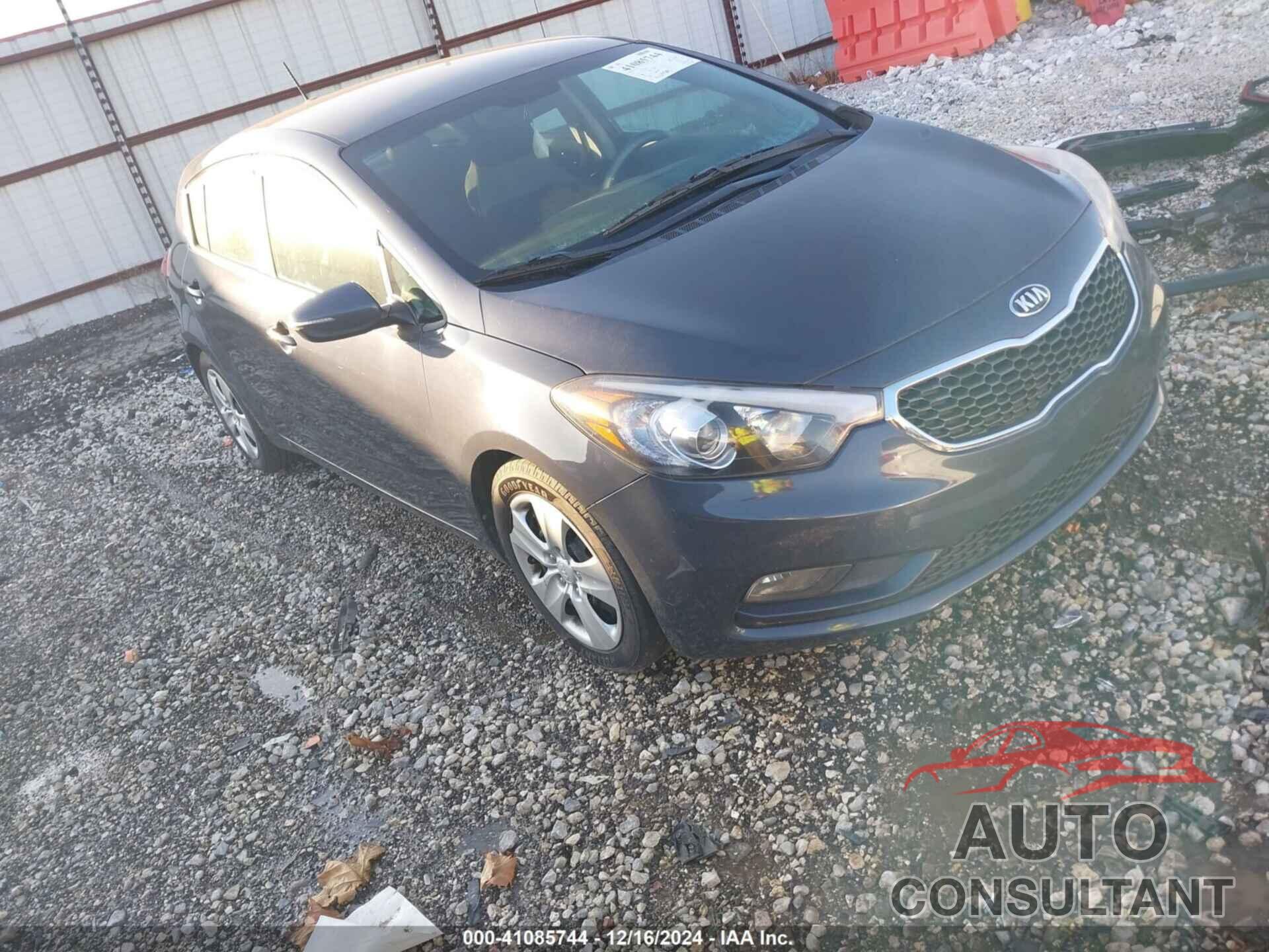 KIA FORTE 2016 - KNAFK5A83G5606988