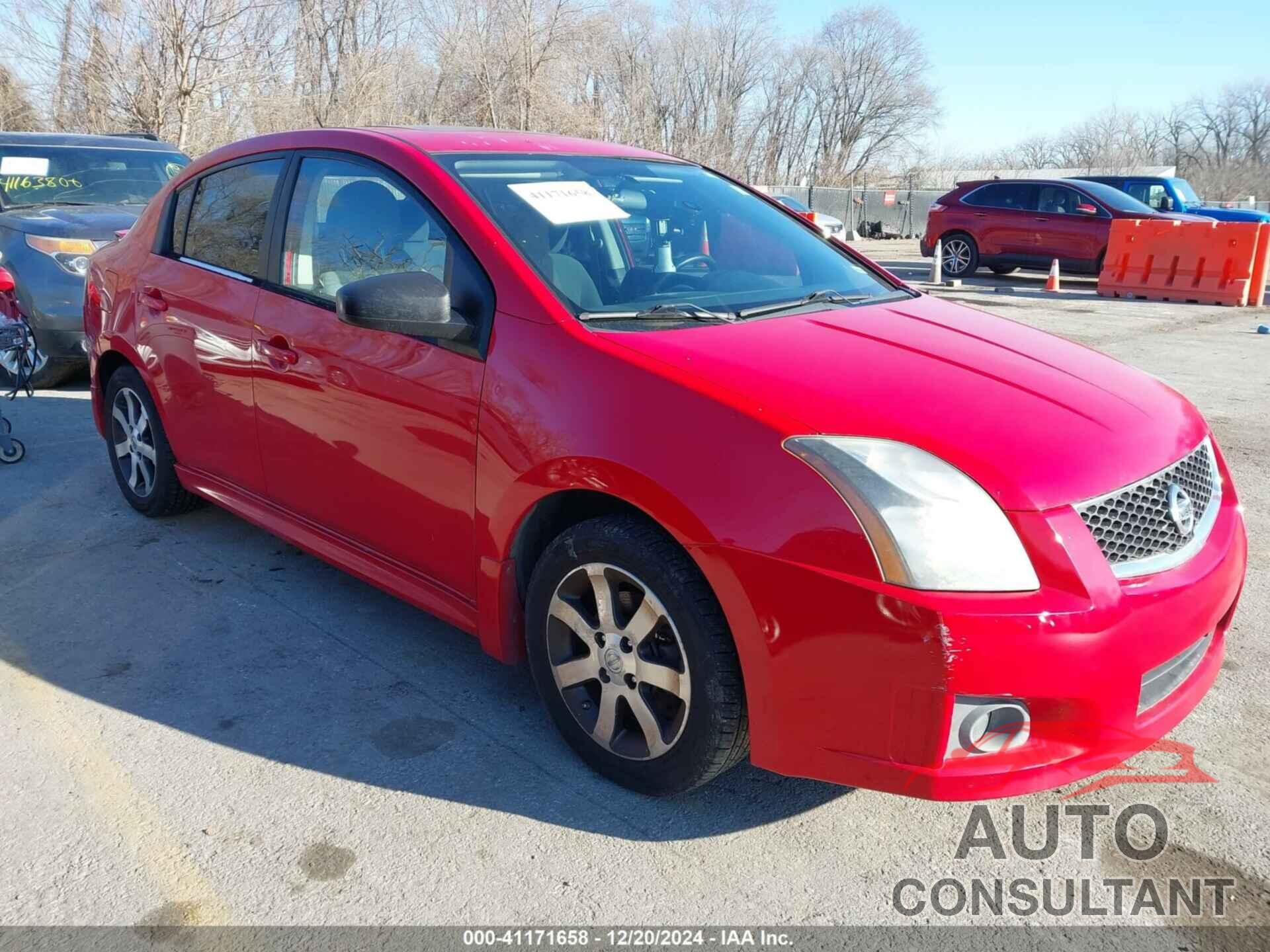 NISSAN SENTRA 2012 - 3N1AB6AP2CL638791