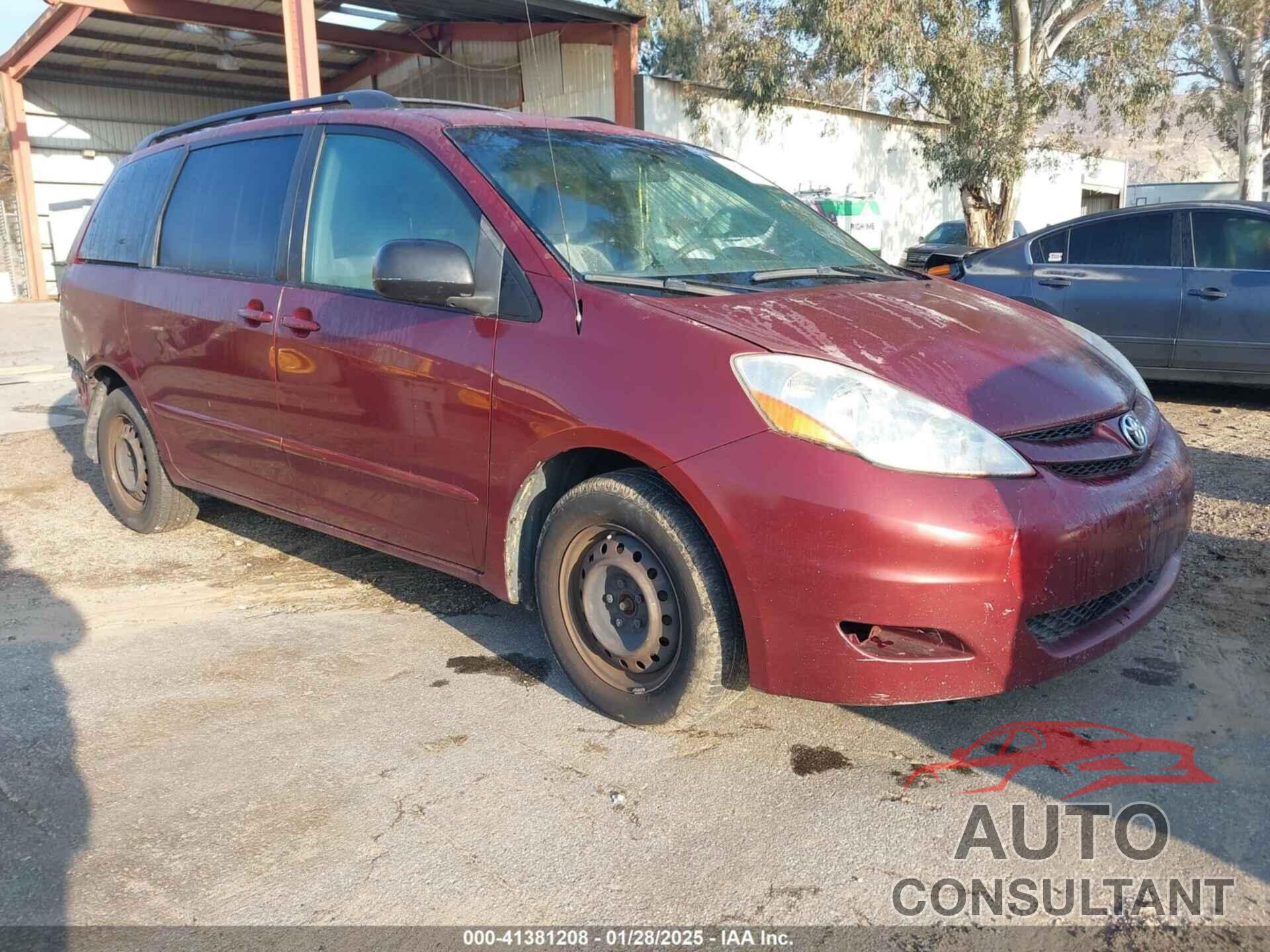 TOYOTA SIENNA 2009 - 5TDZK23C49S278560