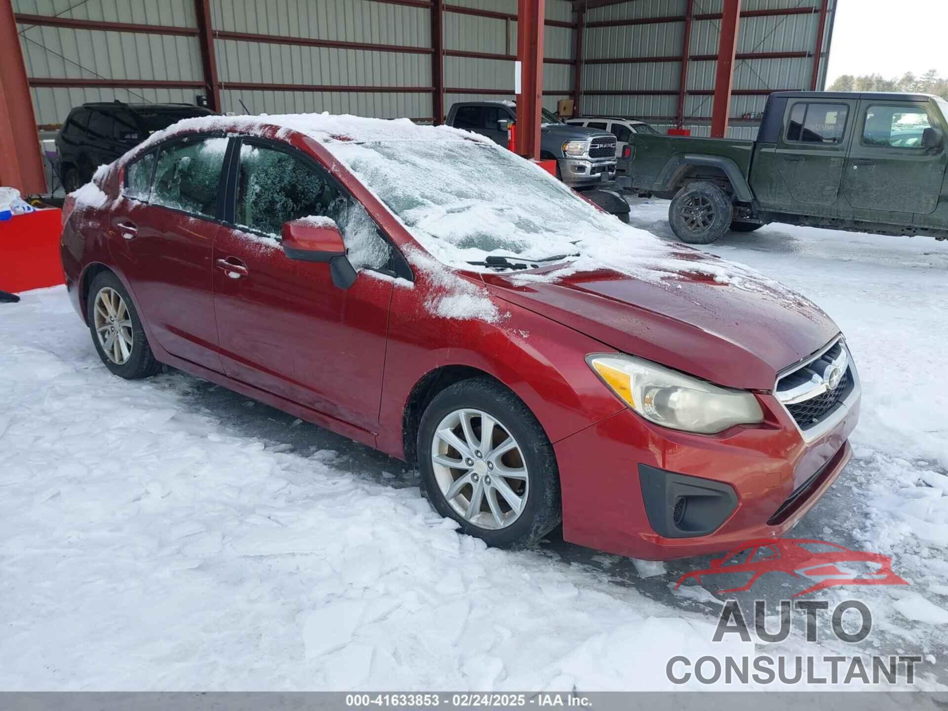 SUBARU IMPREZA 2012 - JF1GJAC66CH004261