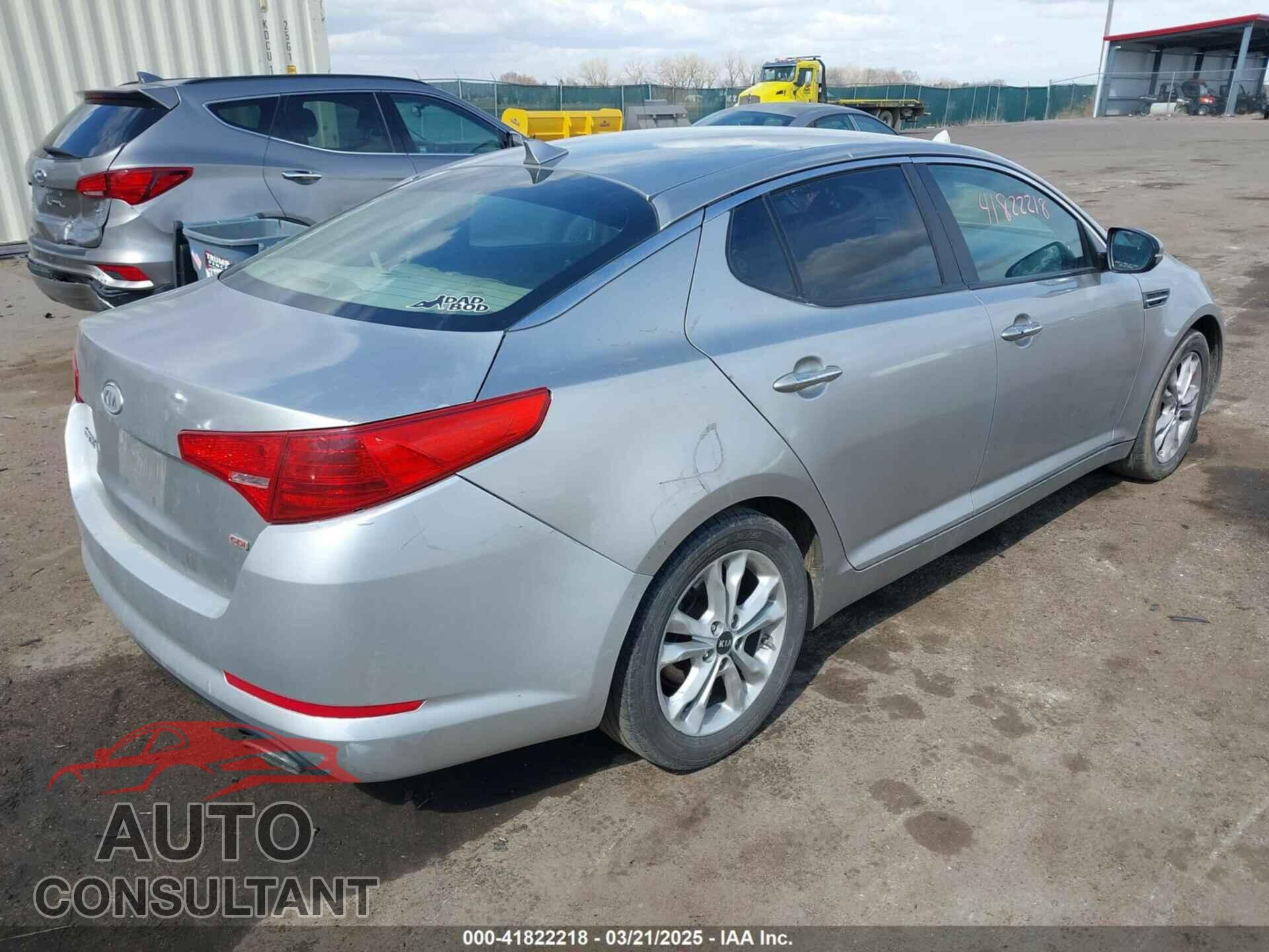 KIA OPTIMA 2011 - KNAGN4A70B5076758